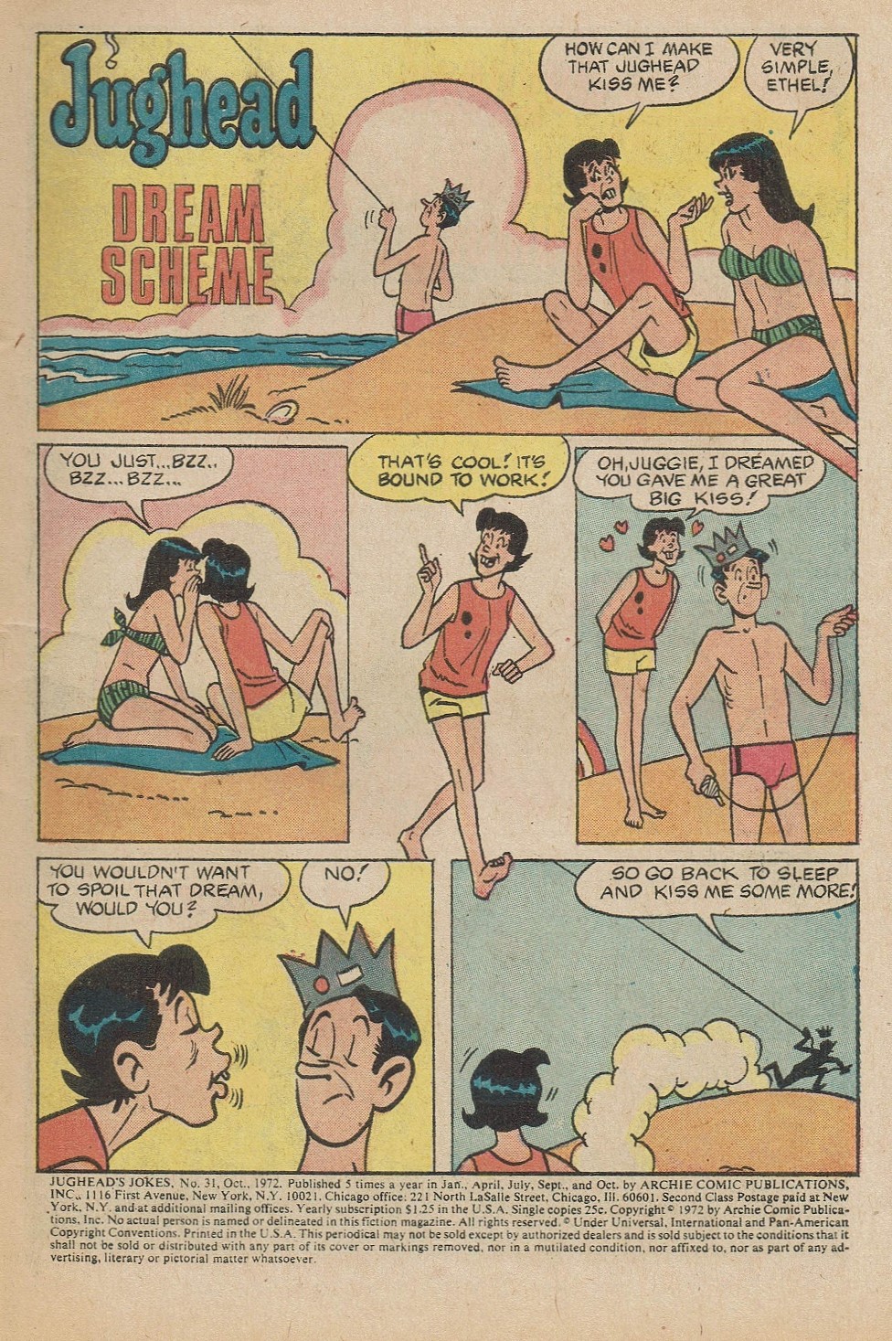 Read online Jughead's Jokes comic -  Issue #31 - 3