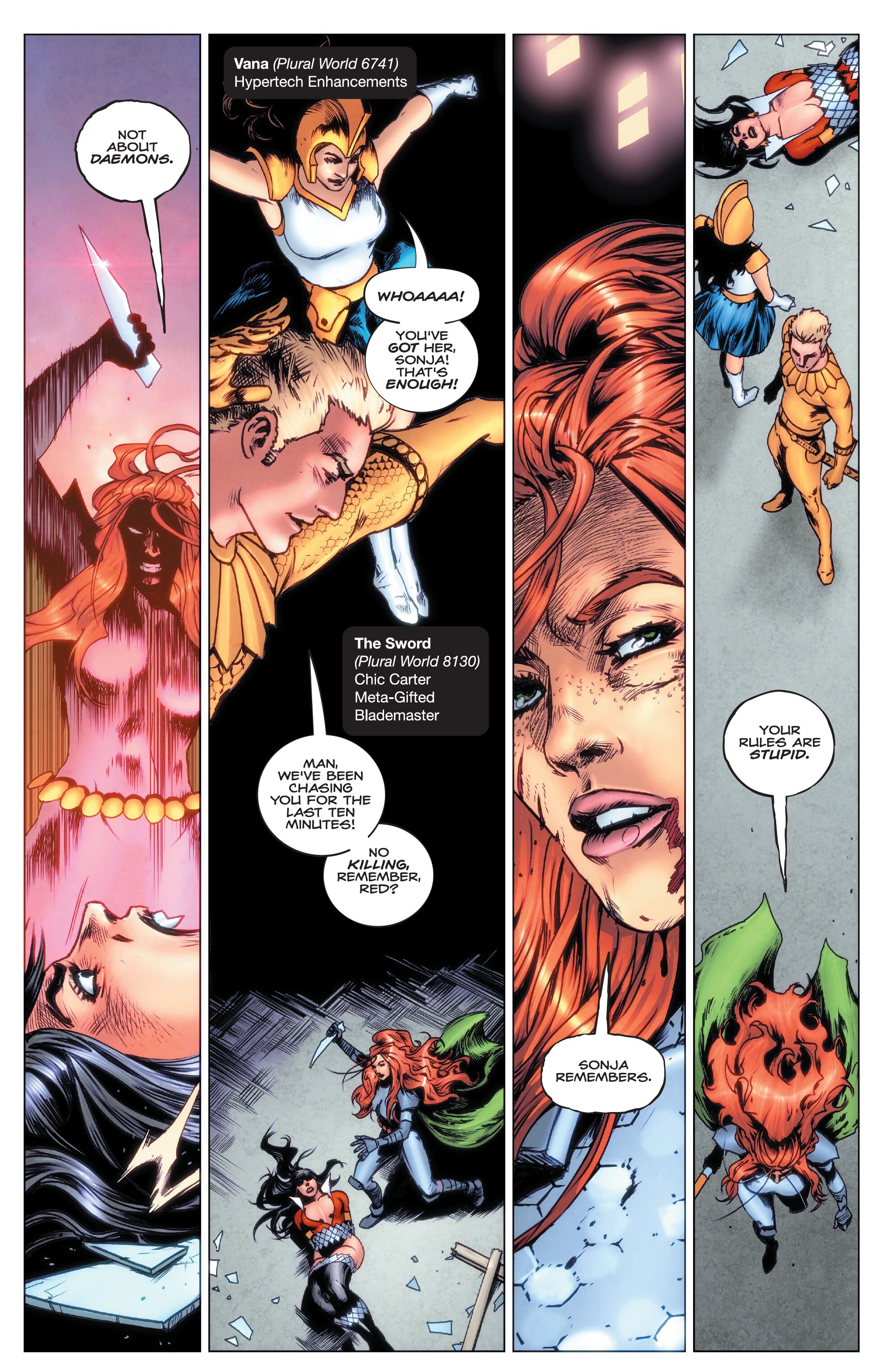 Read online Red Sonja: The Superpowers comic -  Issue # TPB (Part 2) - 18