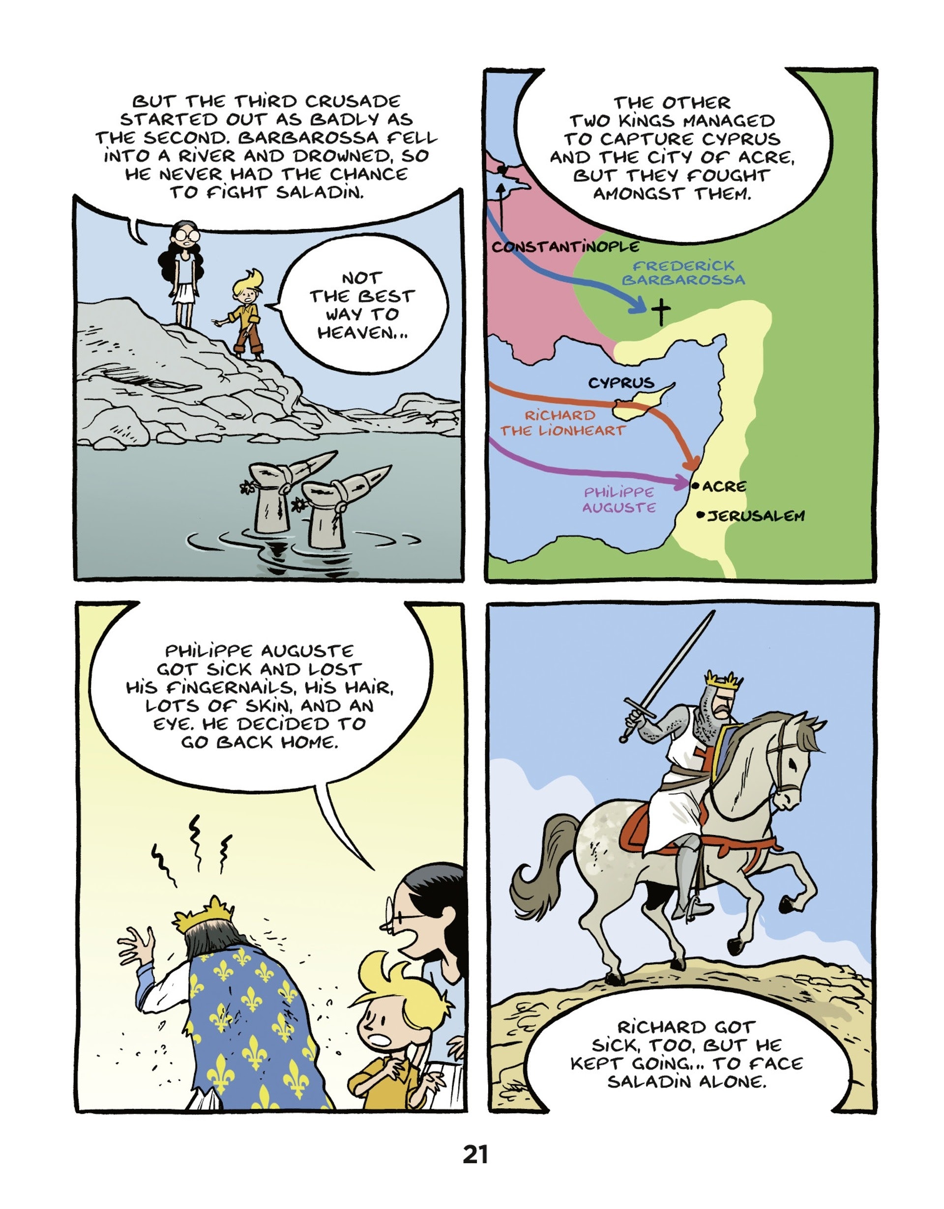 Read online On The History Trail With Ariane & Nino comic -  Issue #3 - 21