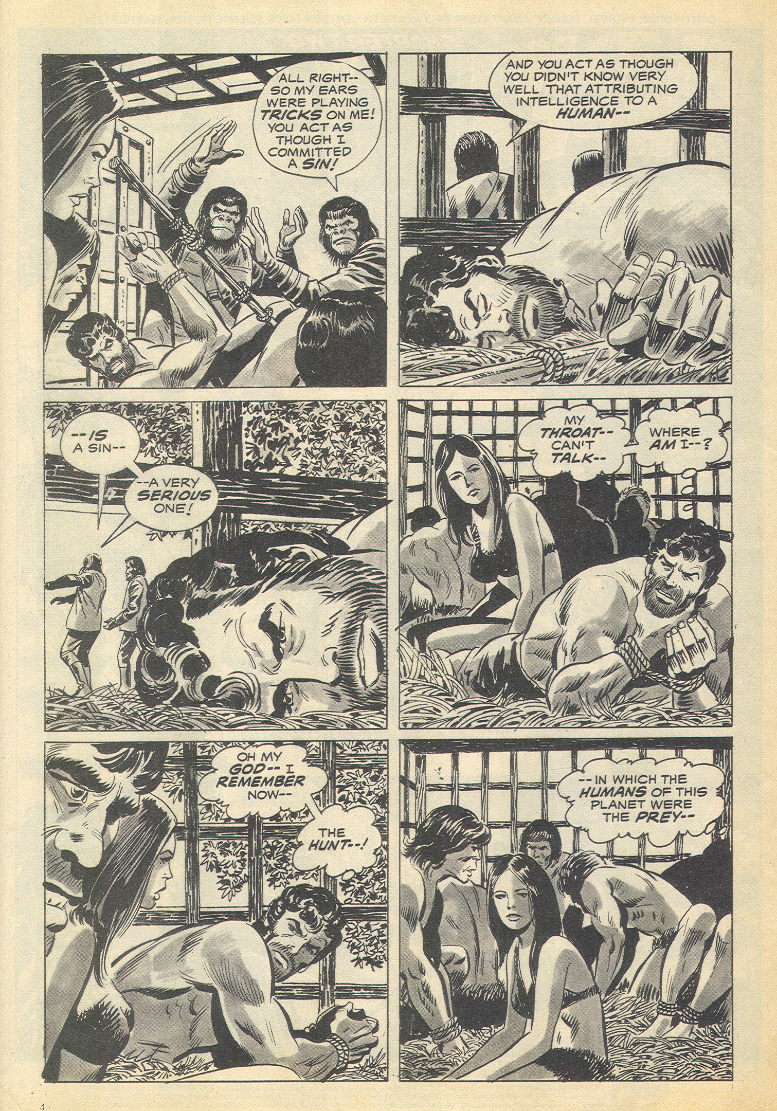 Read online Planet of the Apes (1974) comic -  Issue #2 - 4