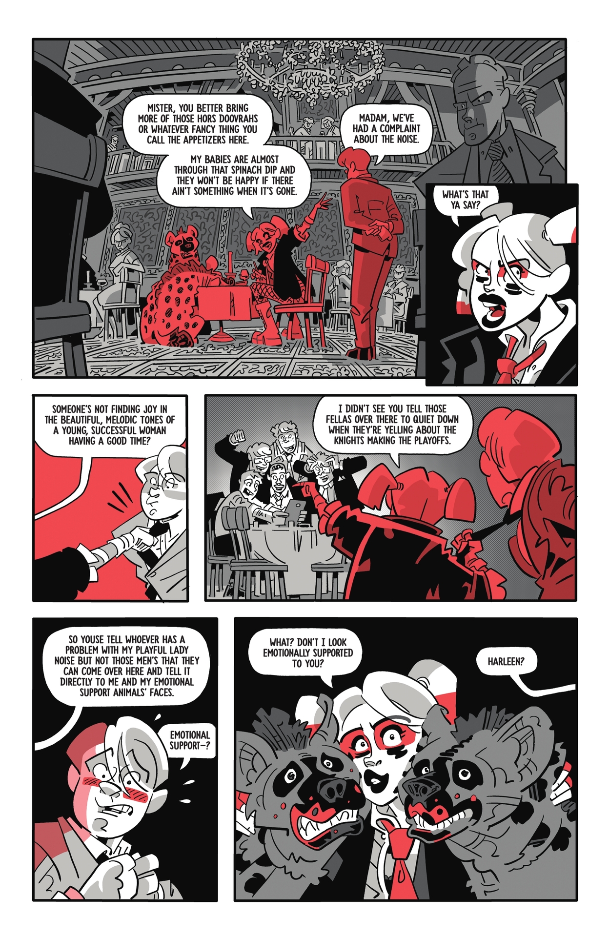 Read online Harley Quinn: Black   White   Redder comic -  Issue #4 - 16