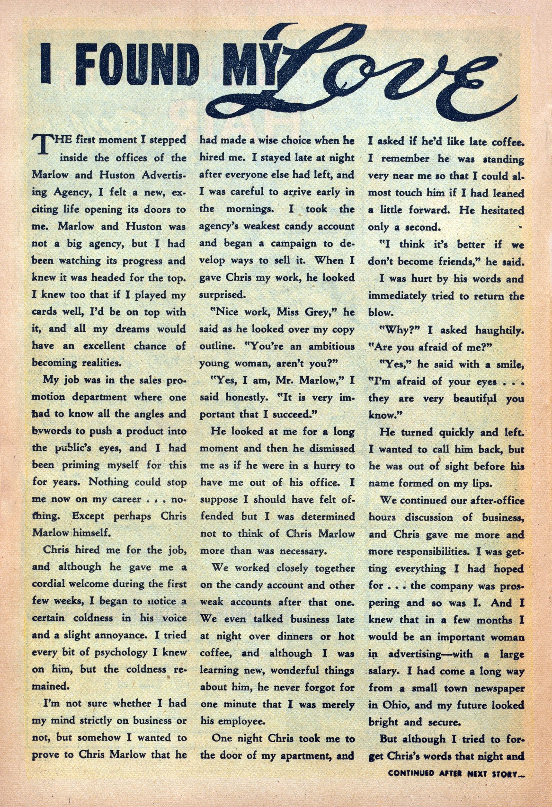 Read online Love Romances comic -  Issue #50 - 18