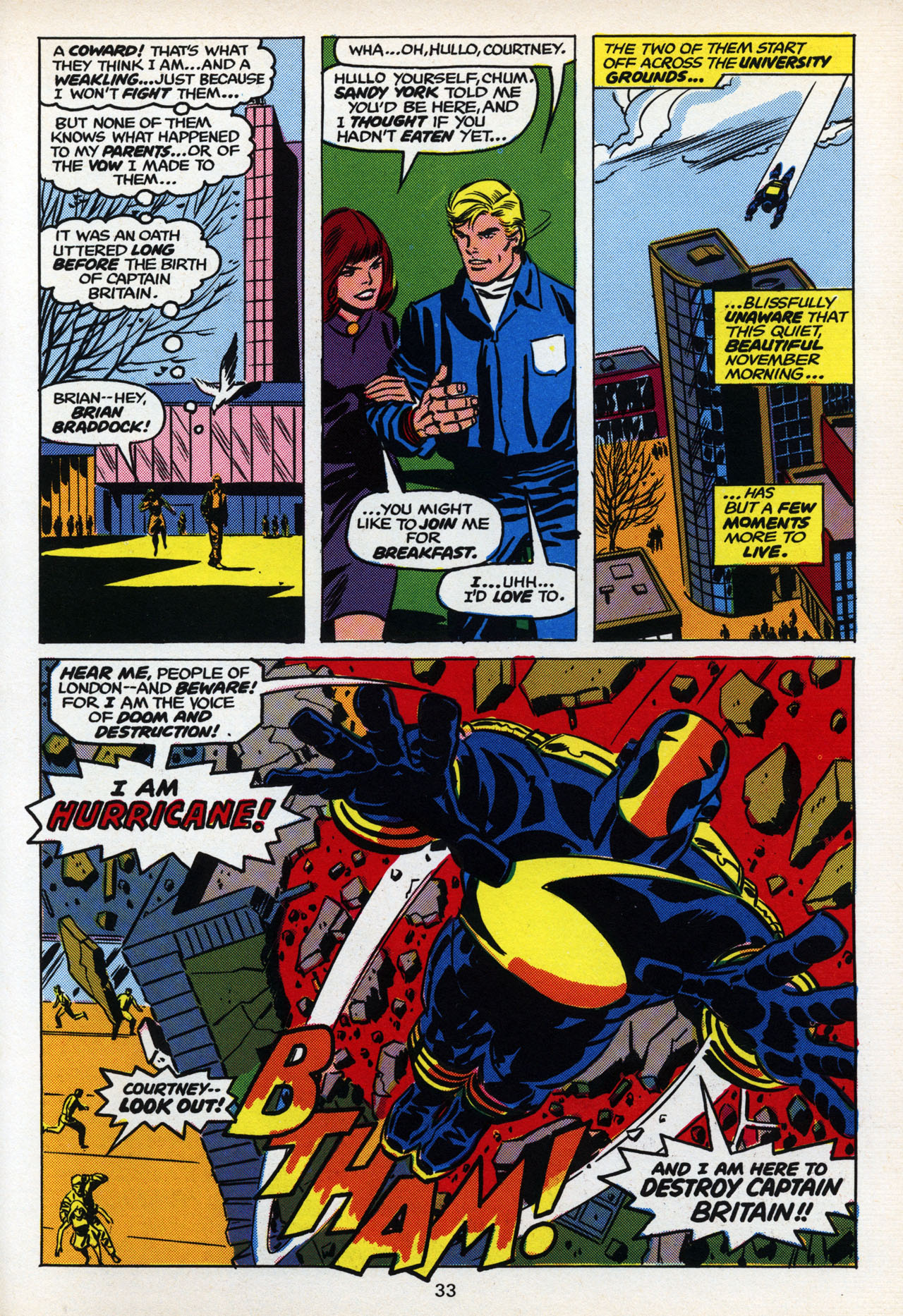 Read online Captain Britain (1976) comic -  Issue # _Annual - 32