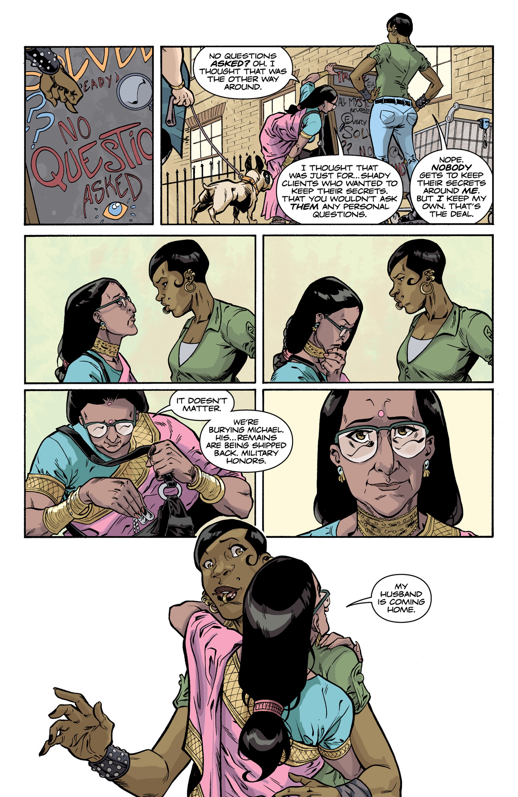 Read online Mystery Girl comic -  Issue #1 - 6