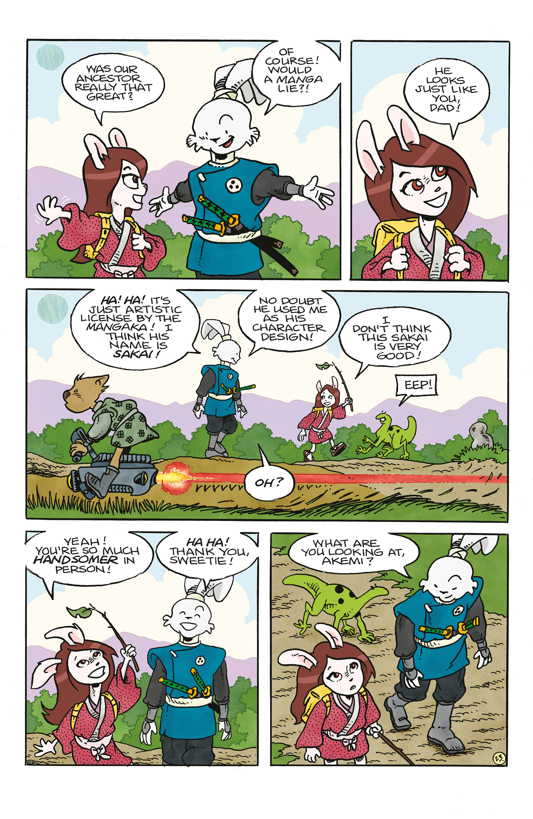 Read online Space Usagi: Yokai Hunter comic -  Issue # Full - 23
