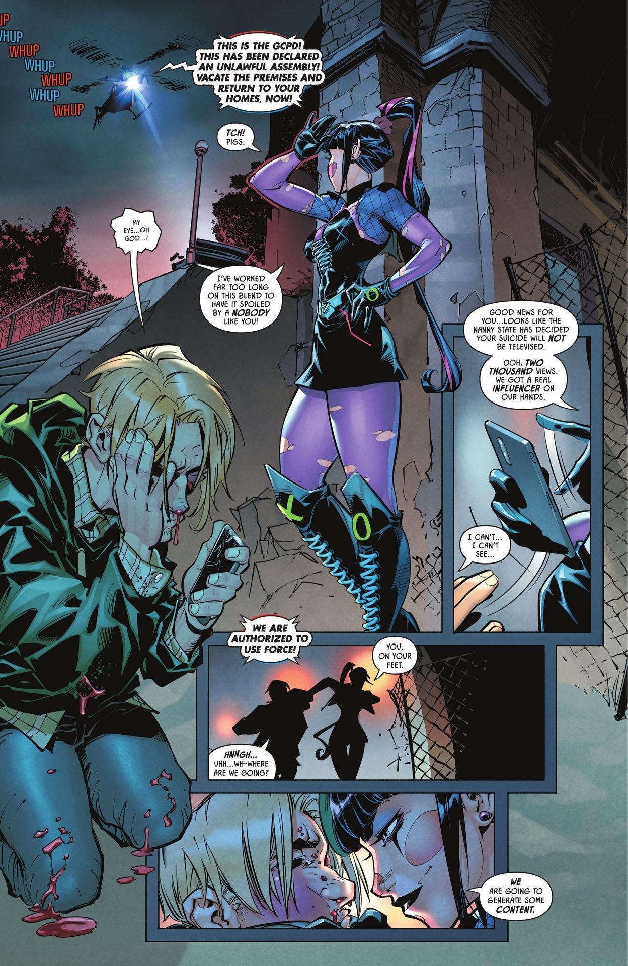Read online Punchline: The Gotham Game comic -  Issue #1 - 9