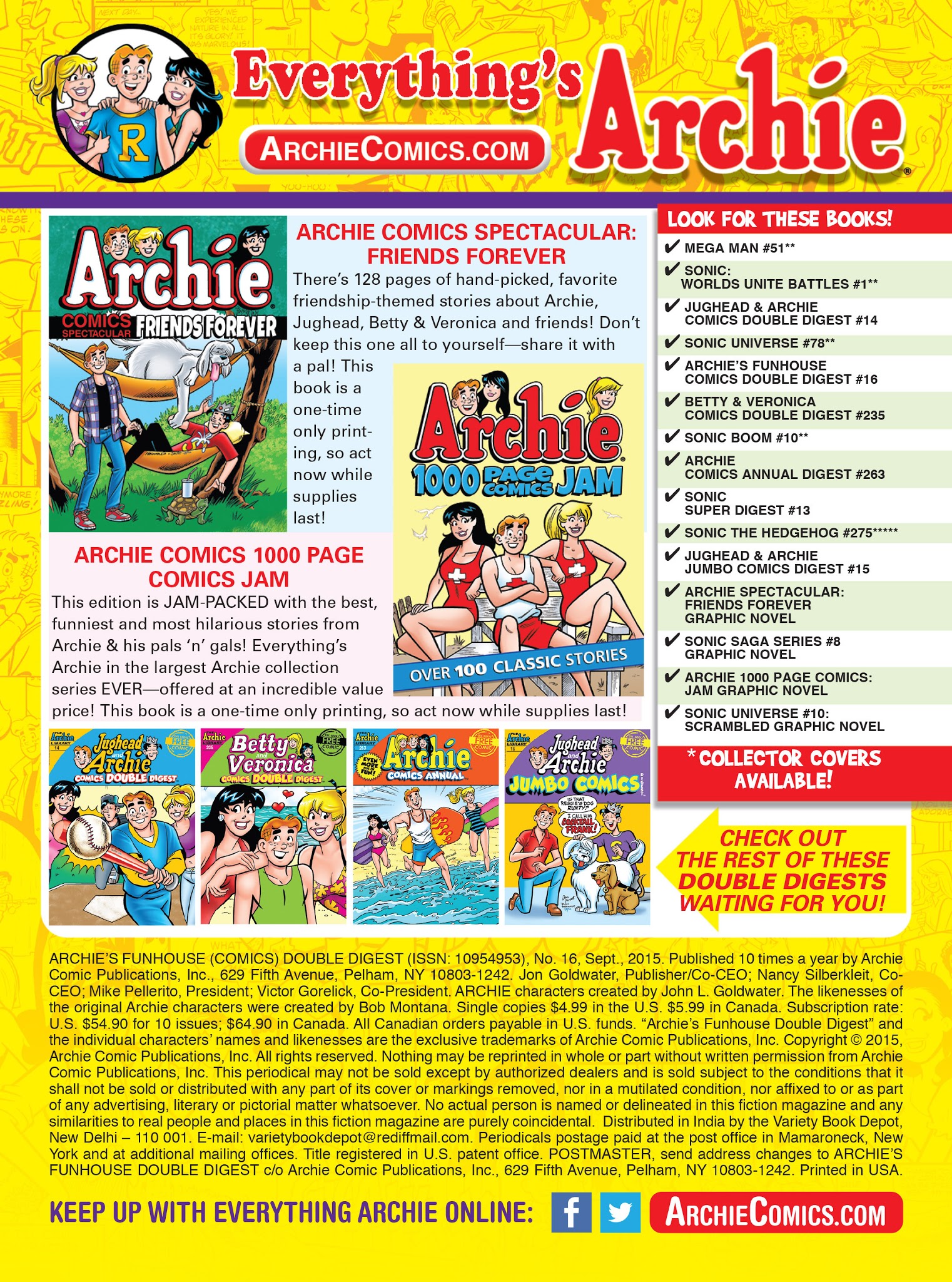 Read online Archie's Funhouse Double Digest comic -  Issue #16 - 153