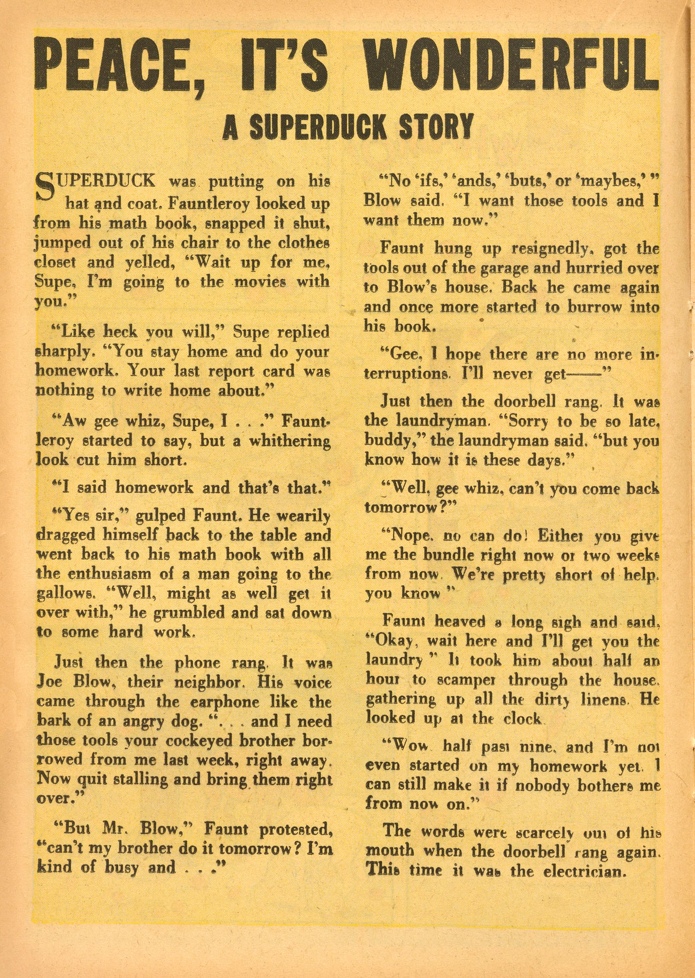 Read online Super Duck Comics comic -  Issue #19 - 24