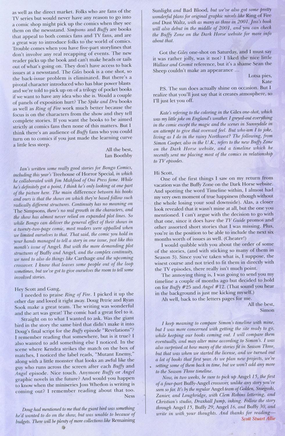 Read online Buffy the Vampire Slayer (1998) comic -  Issue #28 - 26
