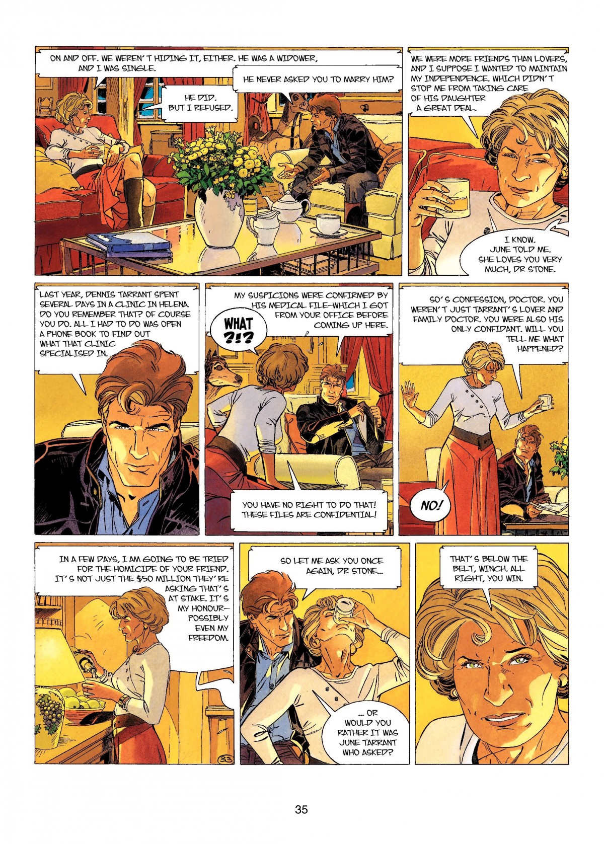 Read online Largo Winch comic -  Issue # TPB 10 - 35