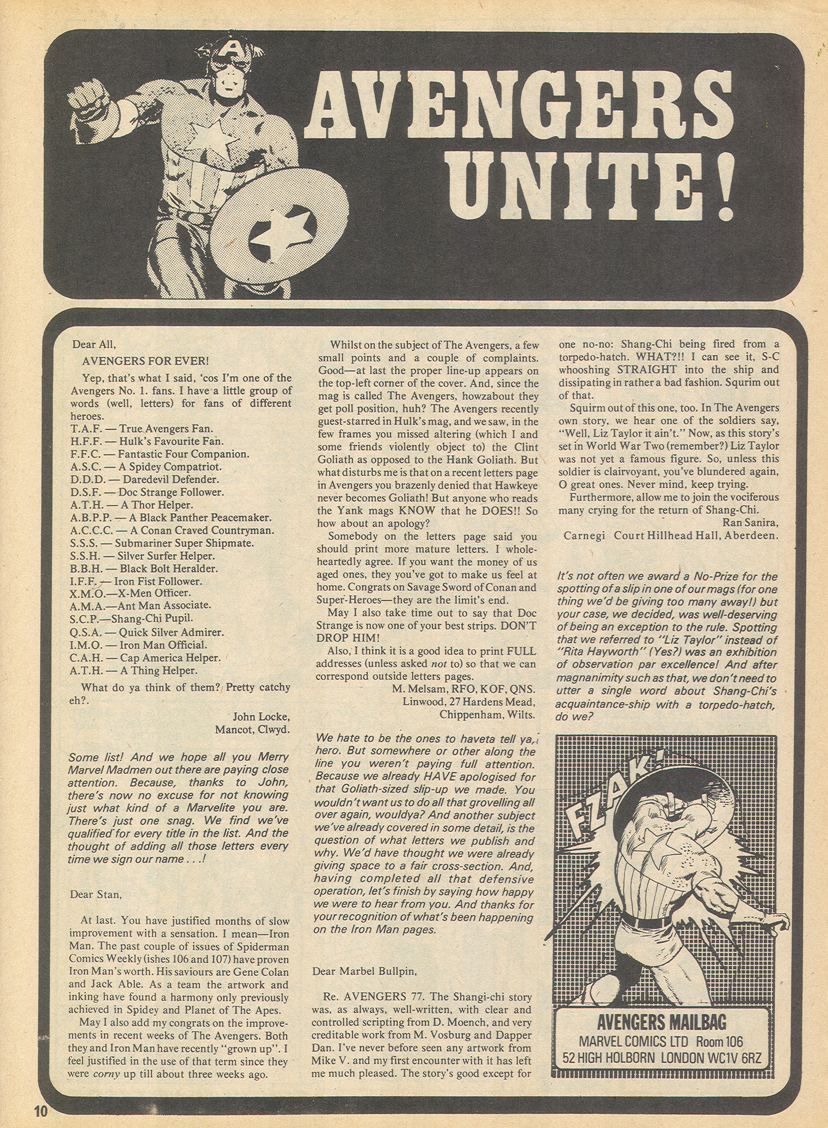 Read online The Avengers (1973) comic -  Issue #86 - 10