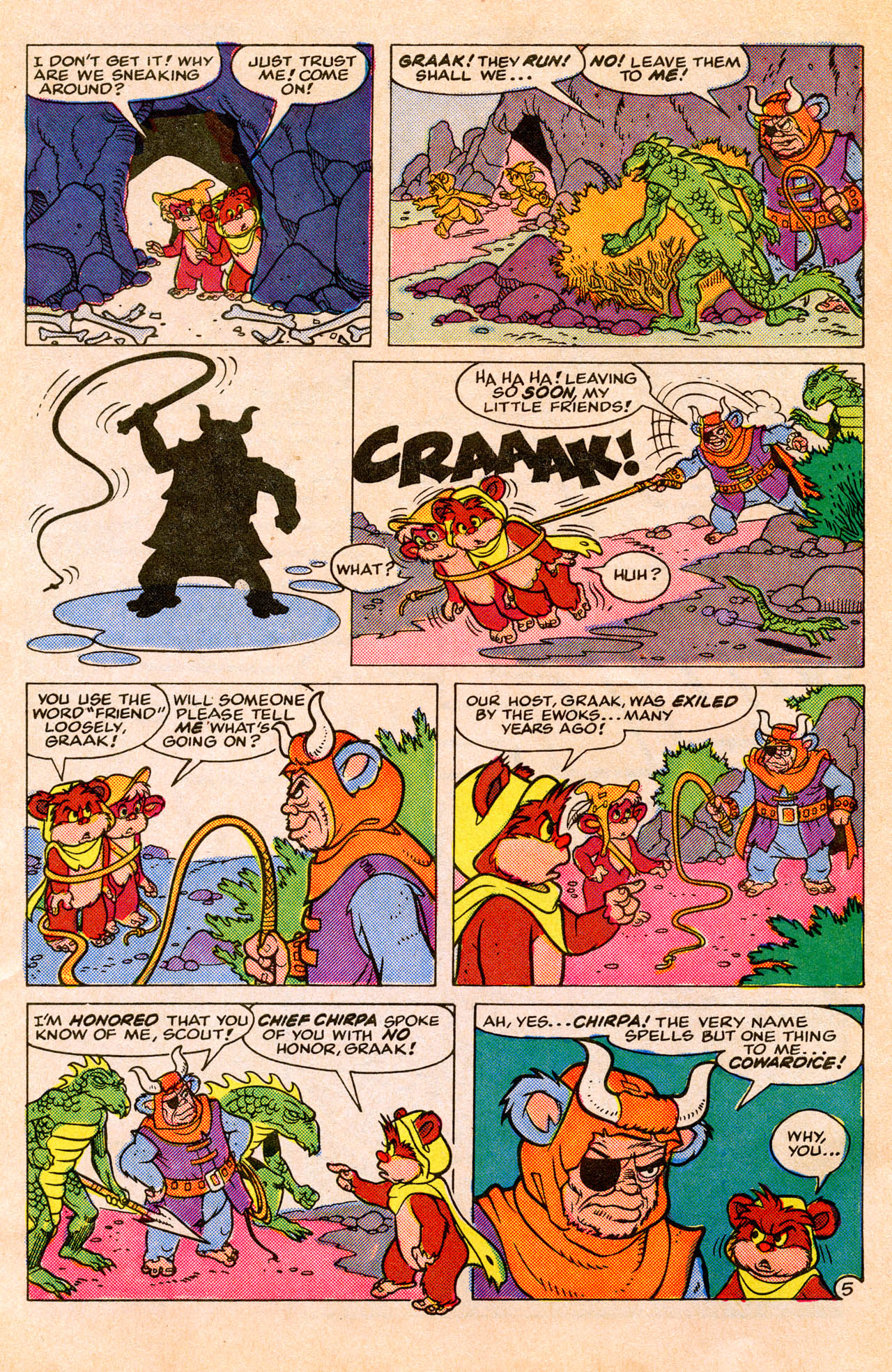 Read online Ewoks (1987) comic -  Issue #4 - 8