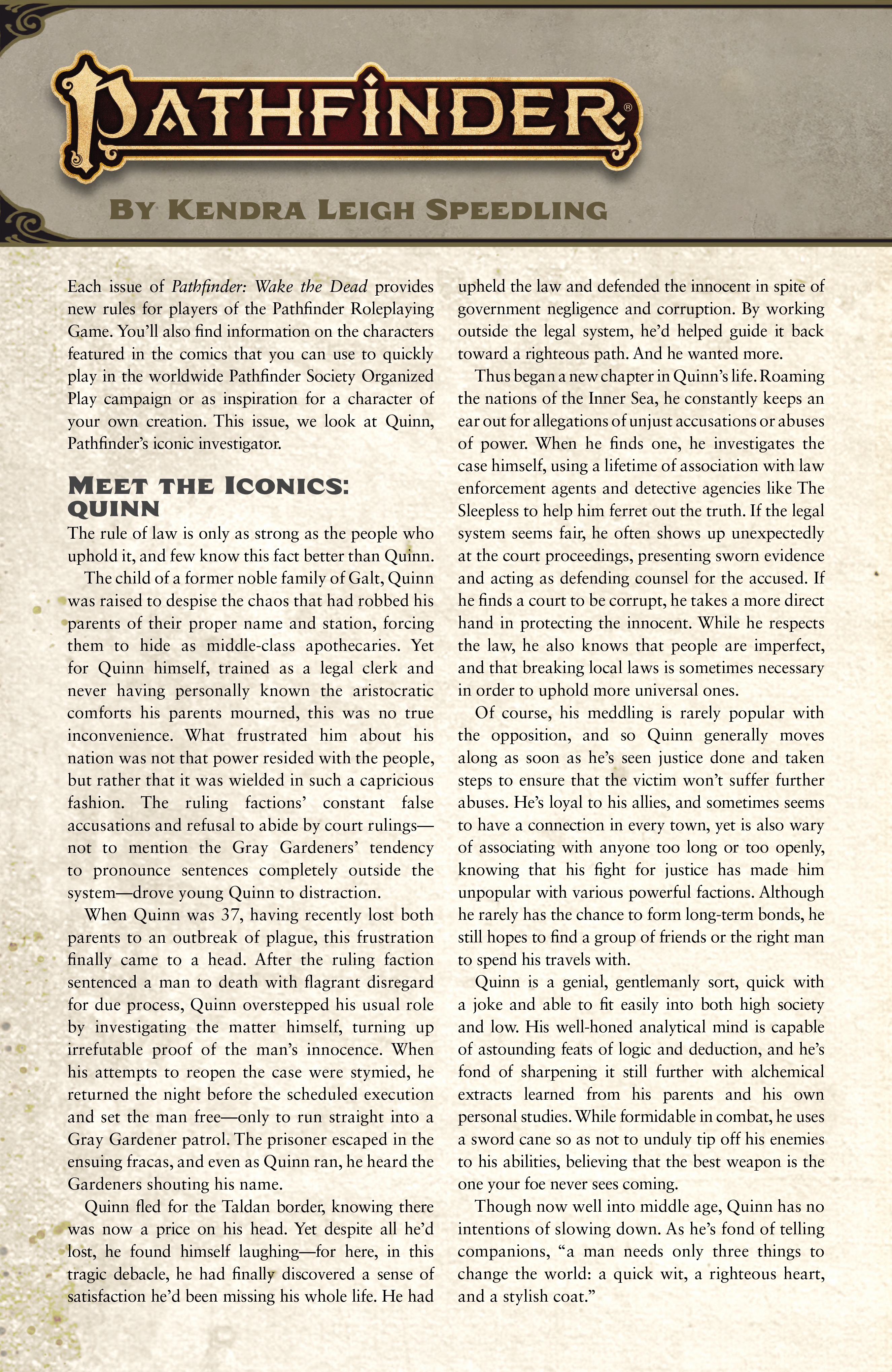 Read online Pathfinder: Wake the Dead comic -  Issue #4 - 25