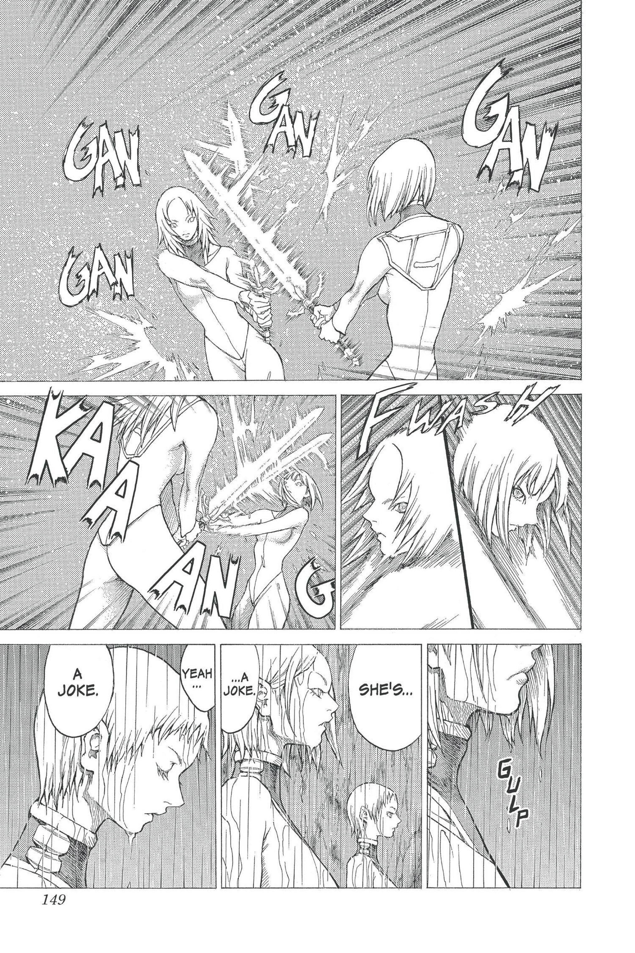 Read online Claymore comic -  Issue #5 - 134