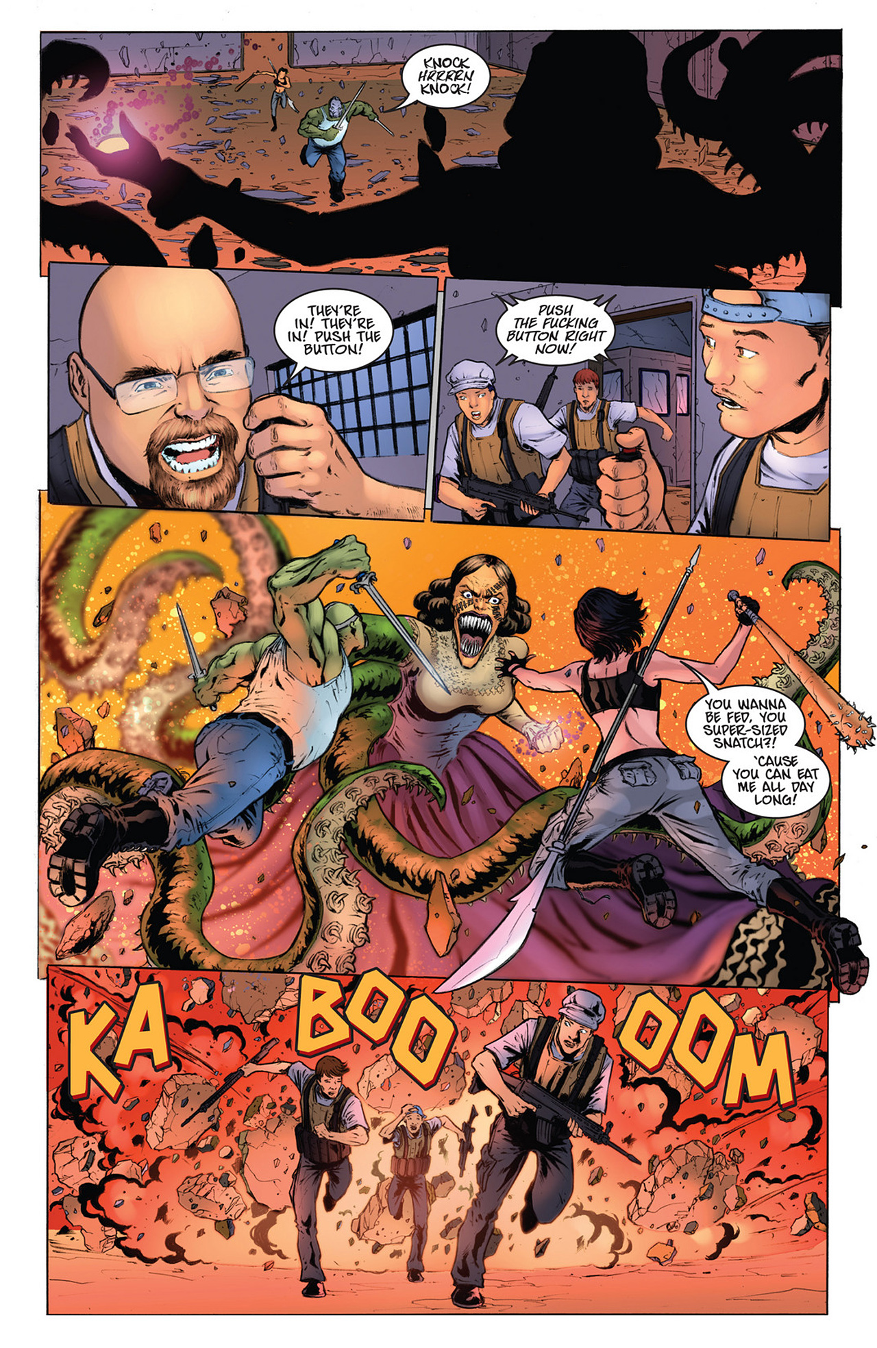 Read online Hack/Slash/Eva Monster's Ball comic -  Issue # _TPB - 93