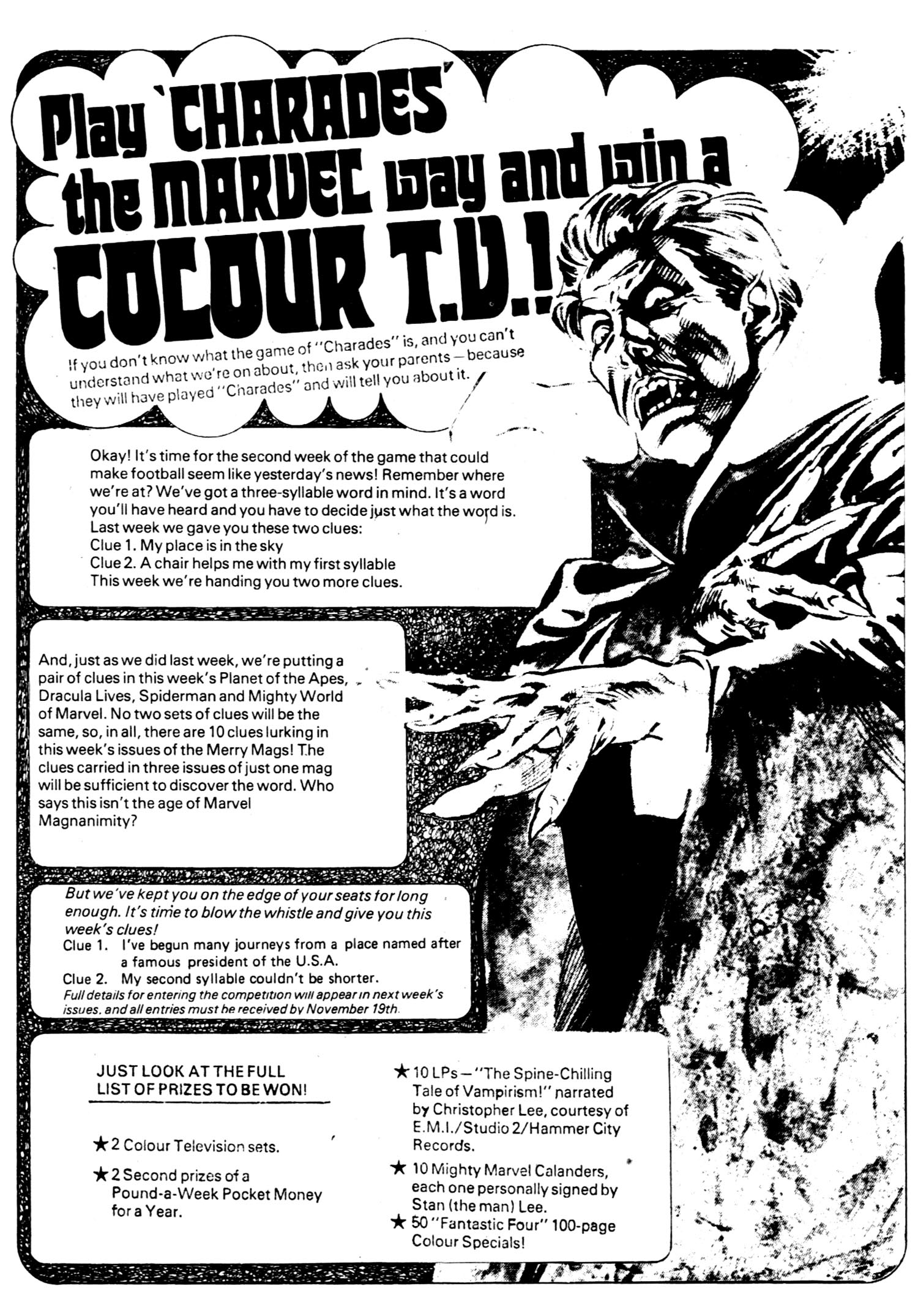 Read online Dracula Lives (1974) comic -  Issue #3 - 20