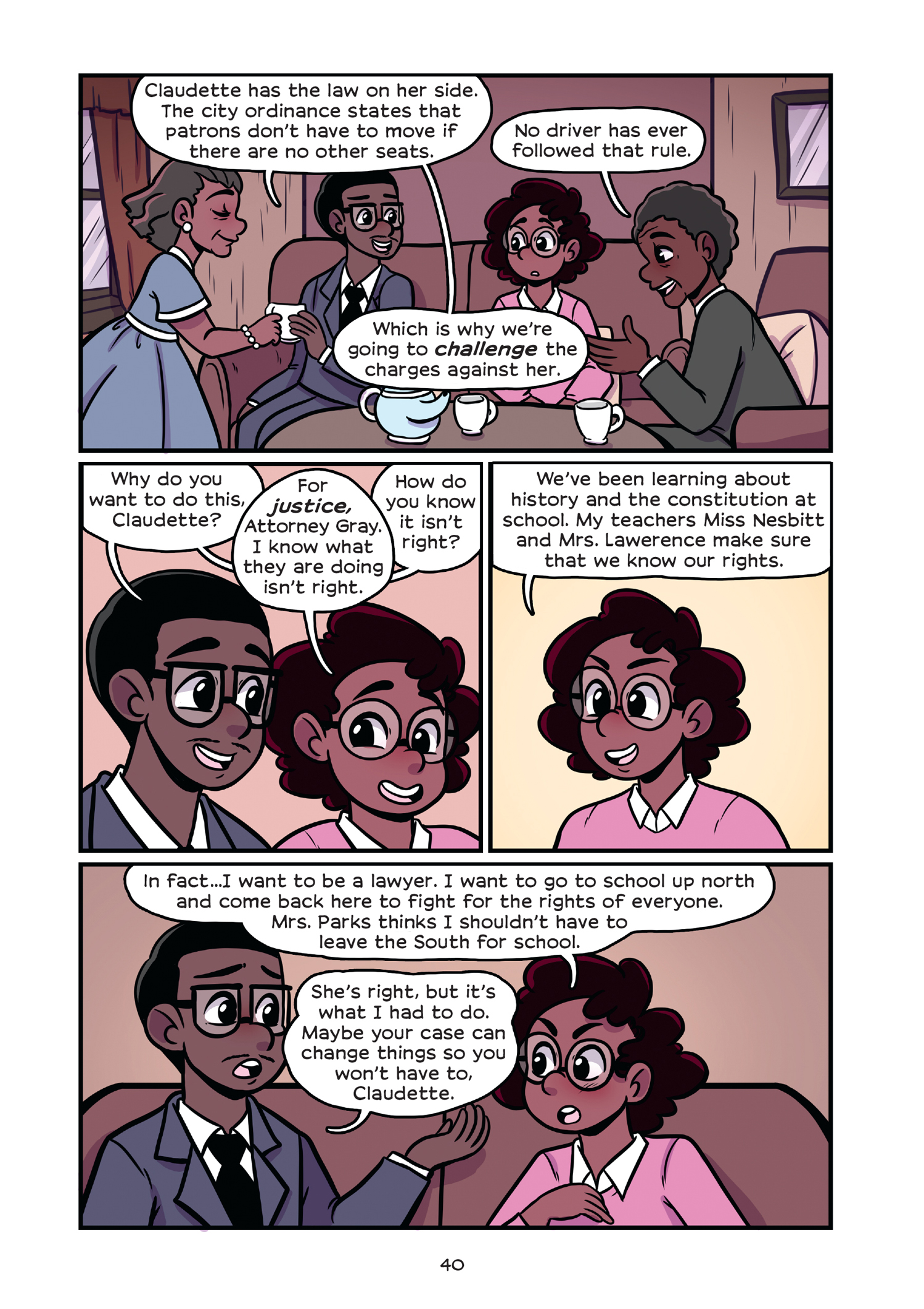 Read online History Comics comic -  Issue # Rosa Parks & Claudette Colvin - Civil Rights Heroes - 45