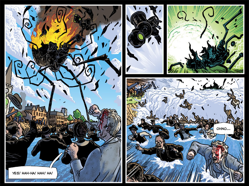 Read online H. G. Wells' The War of the Worlds comic -  Issue # TPB - 48