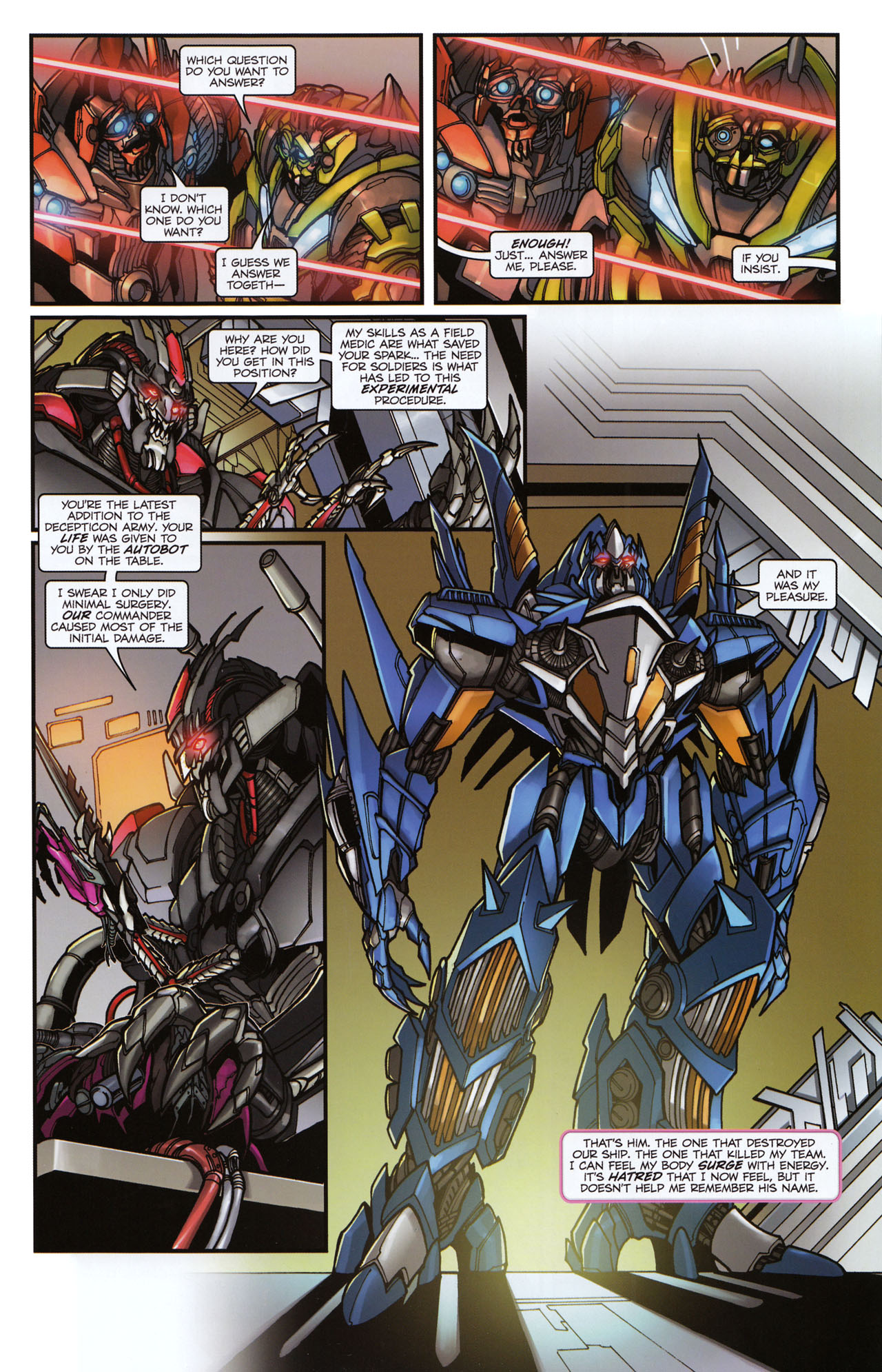 Read online Transformers: Tales of The Fallen comic -  Issue #6 - 7