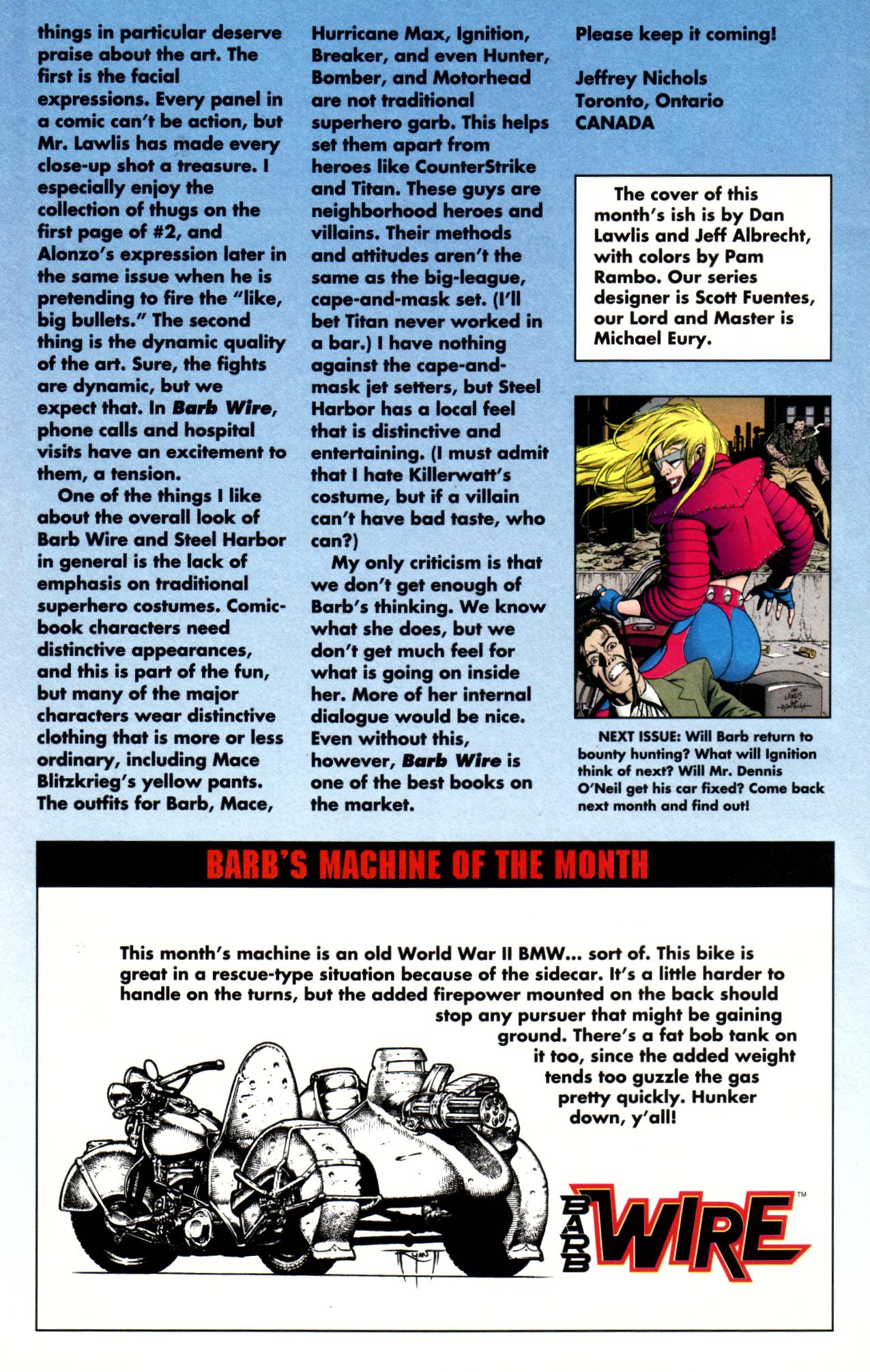 Read online Barb Wire (1994) comic -  Issue #6 - 25