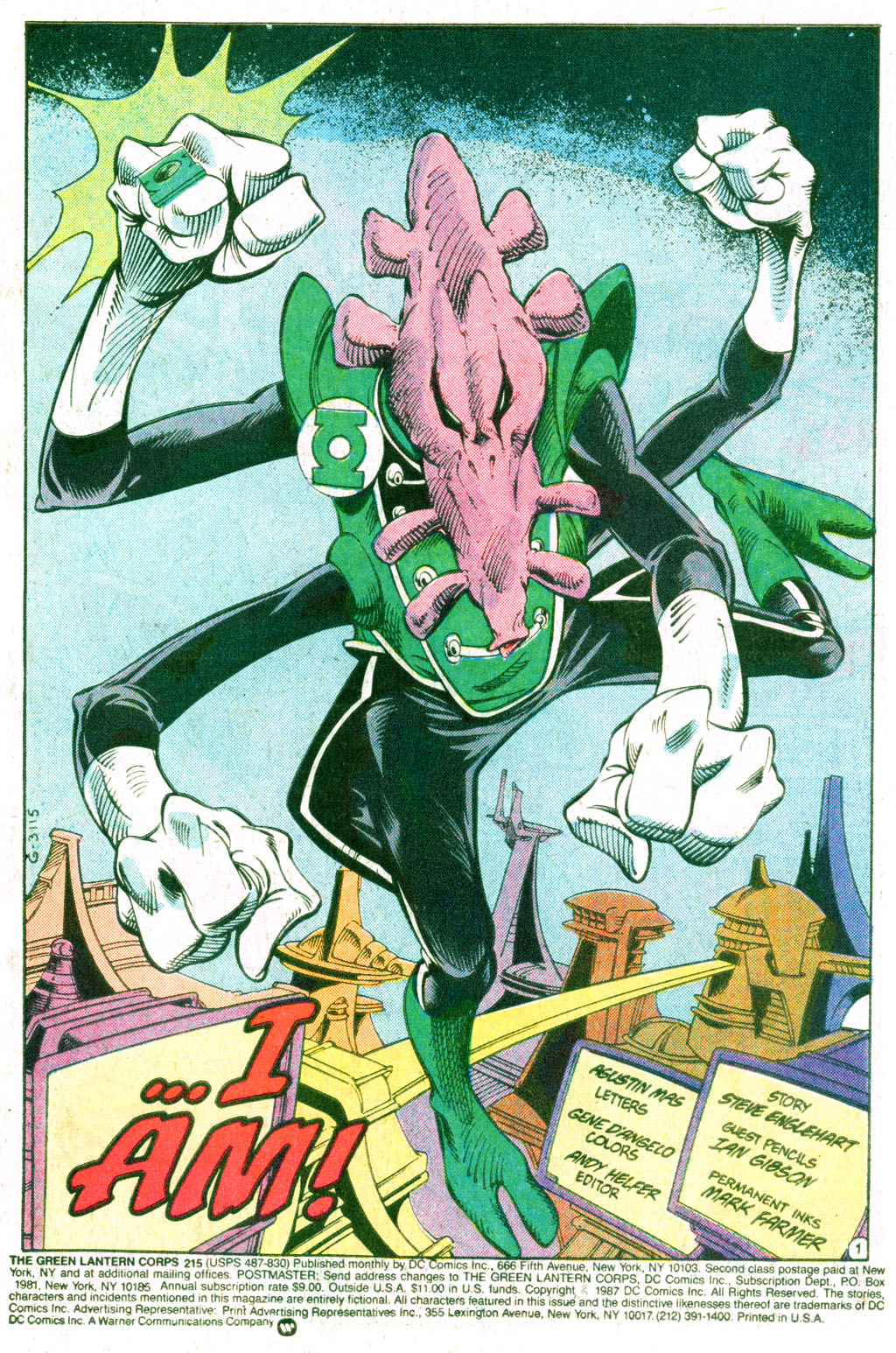 Read online The Green Lantern Corps comic -  Issue #215 - 2