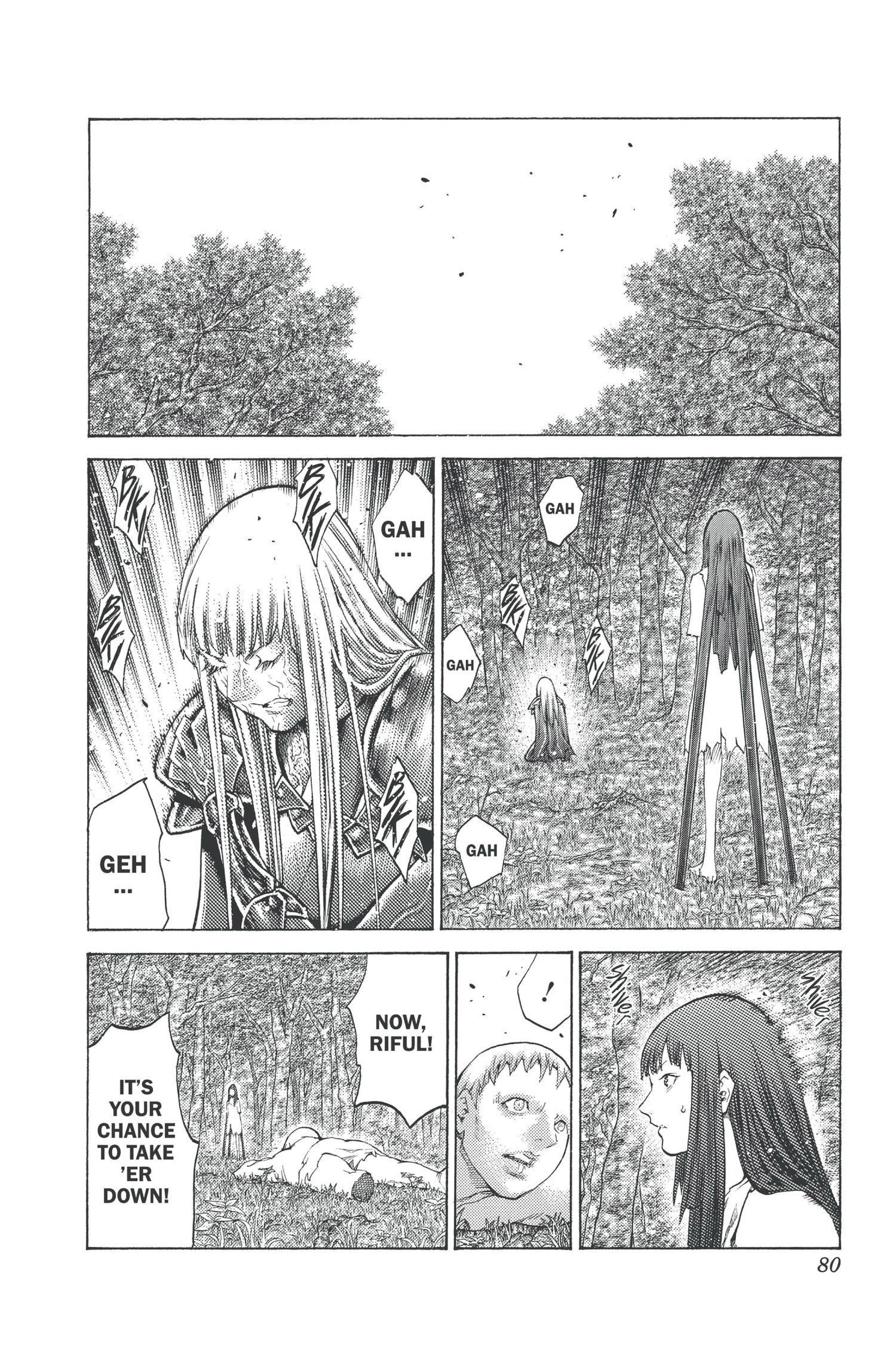 Read online Claymore comic -  Issue #18 - 72