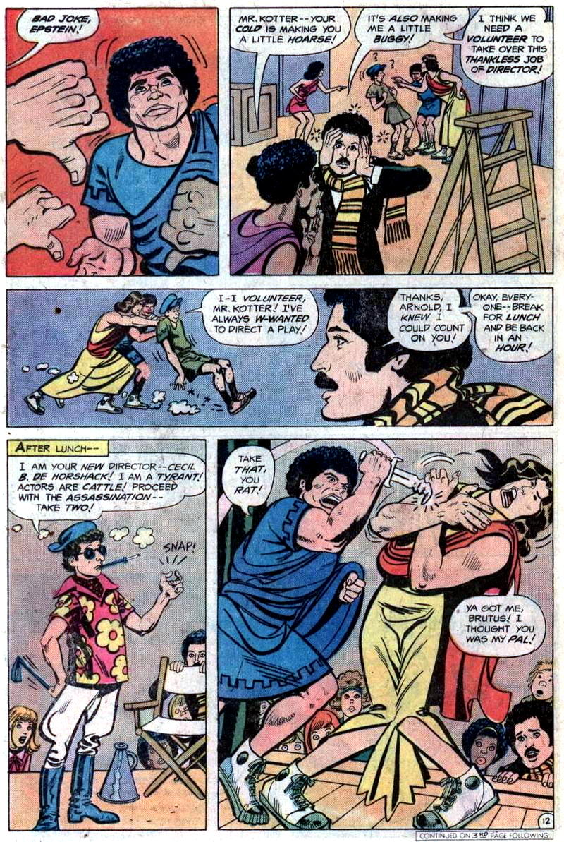 Read online Welcome Back, Kotter comic -  Issue #5 - 13