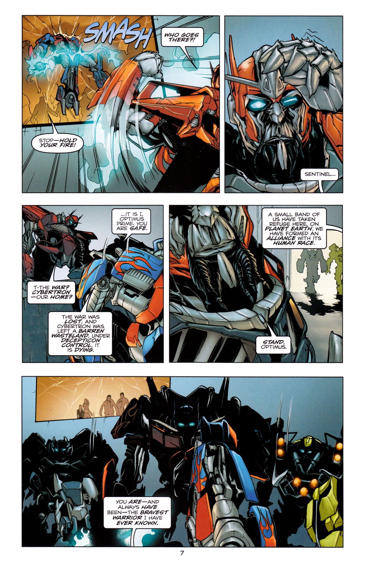 Read online Transformers: Dark of the Moon Movie Adaptation comic -  Issue #2 - 9