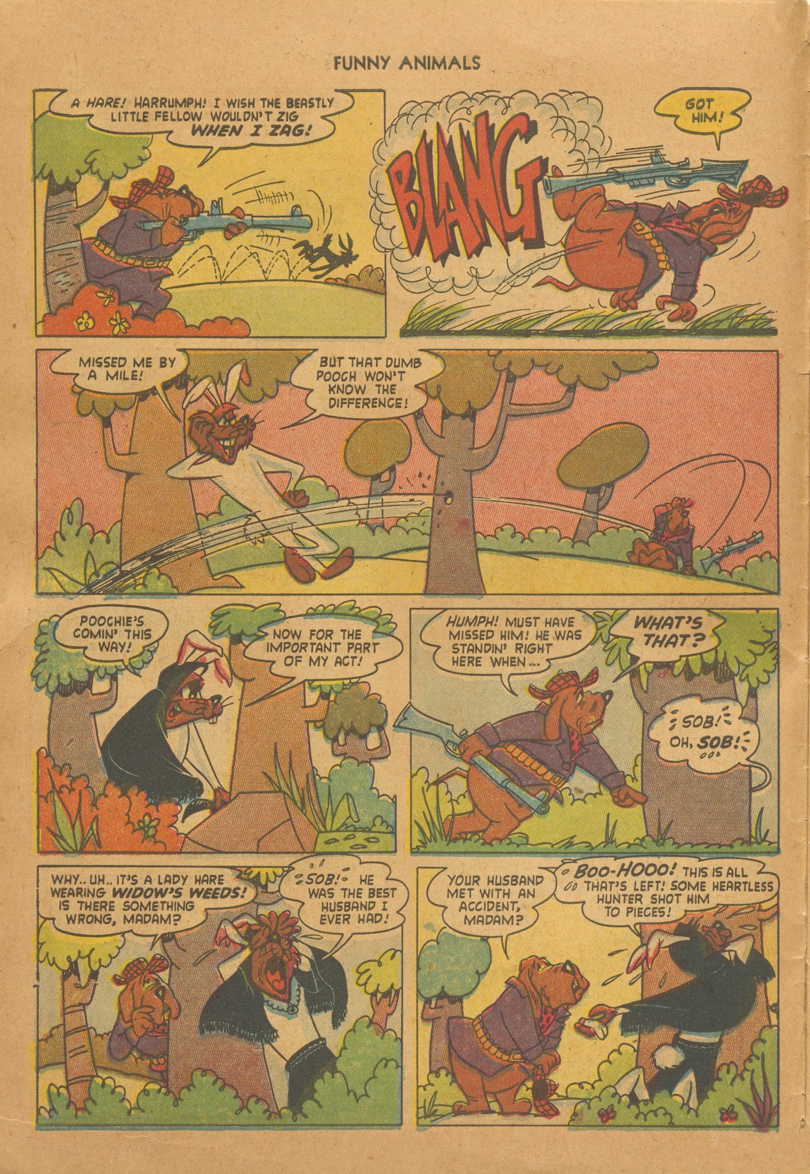 Read online Fawcett's Funny Animals comic -  Issue #83 - 6