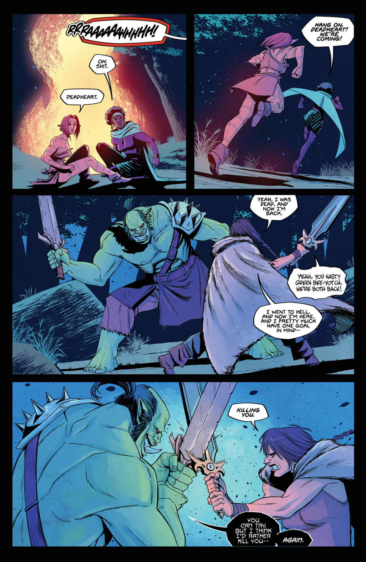 Read online Queen of Swords: A Barbaric Story comic -  Issue #2 - 18