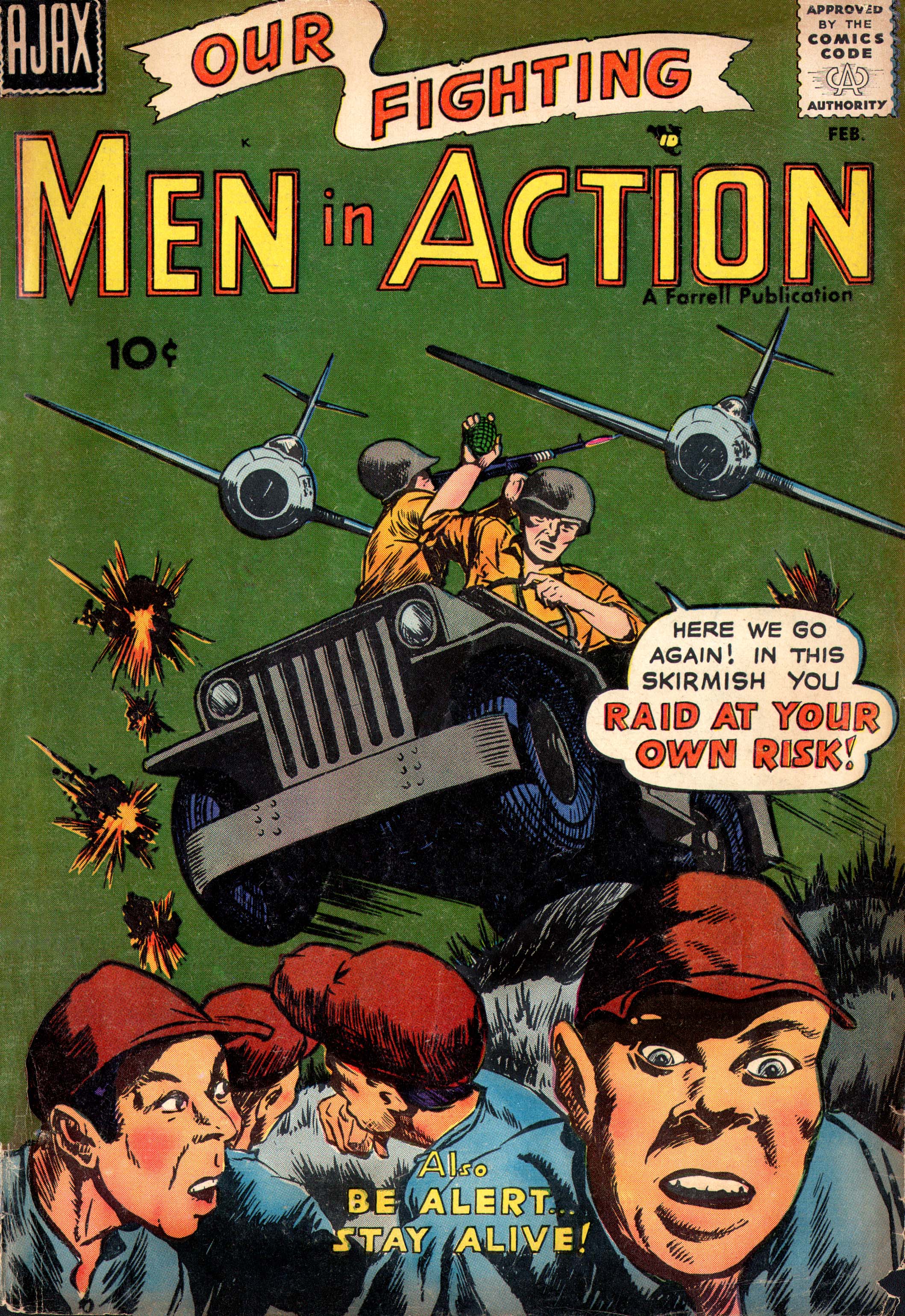 Read online Men in Action (1957) comic -  Issue #5 - 1