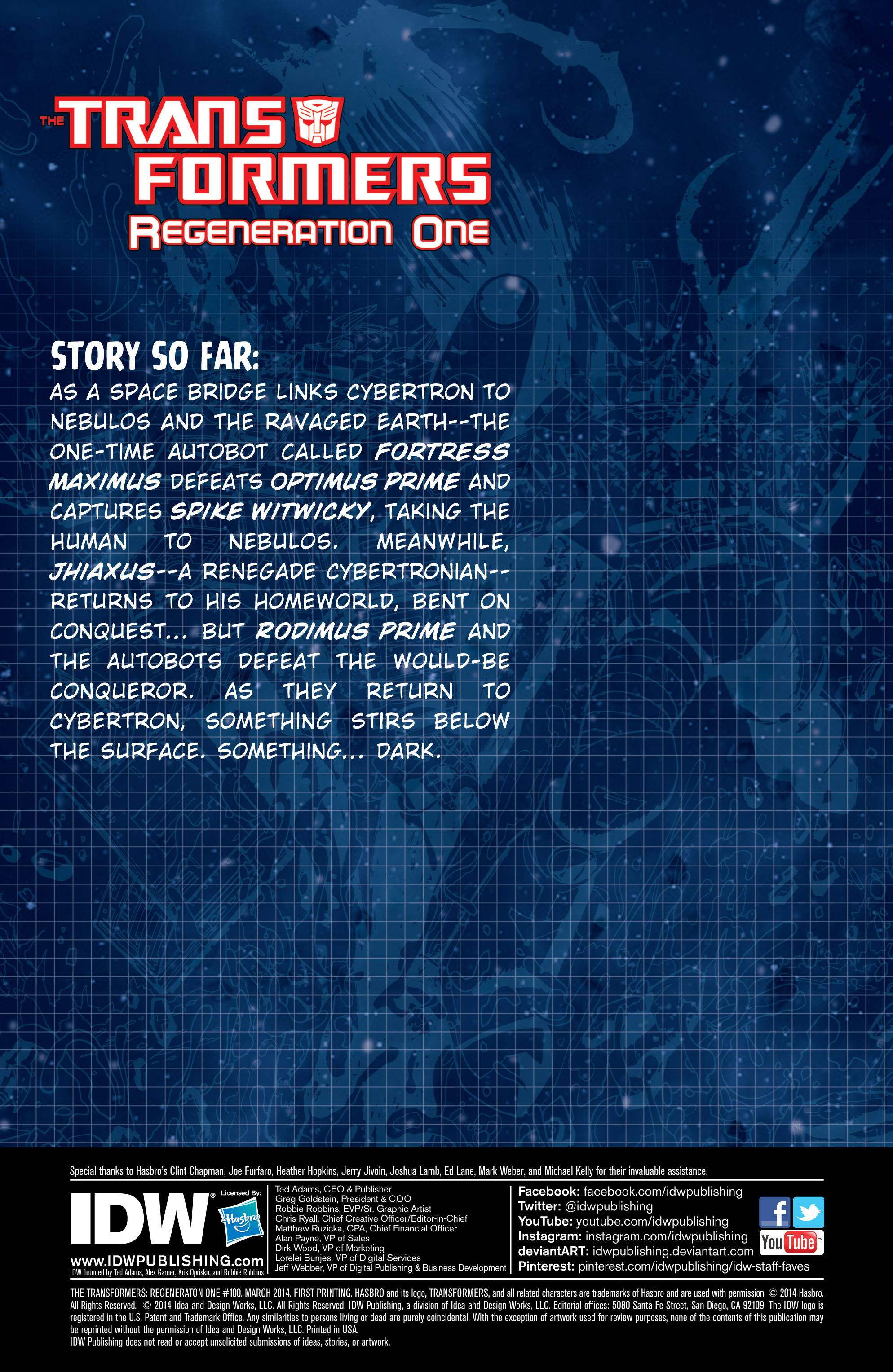 Read online The Transformers: Regeneration One comic -  Issue #100 - 4