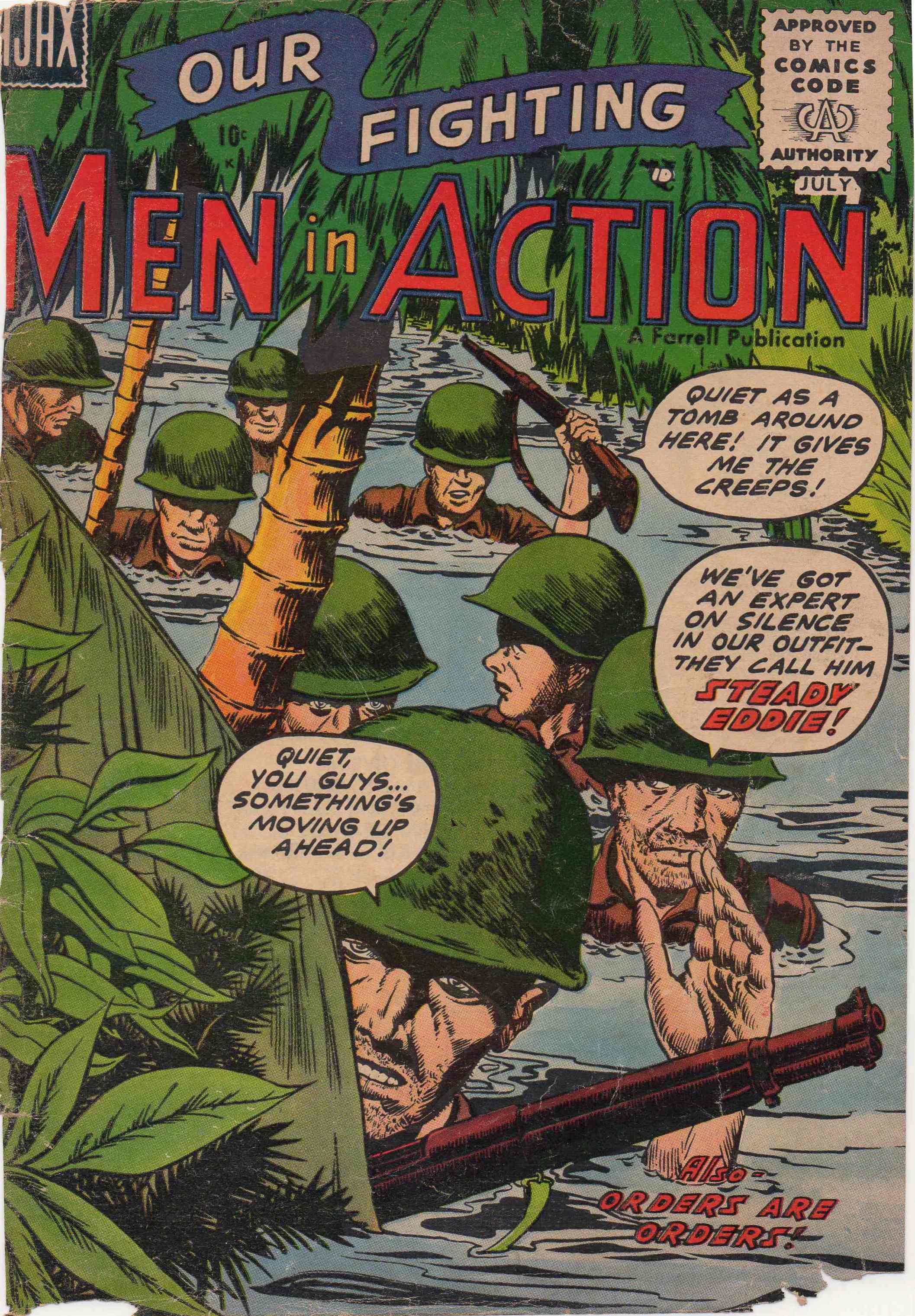 Read online Men in Action (1957) comic -  Issue #2 - 2
