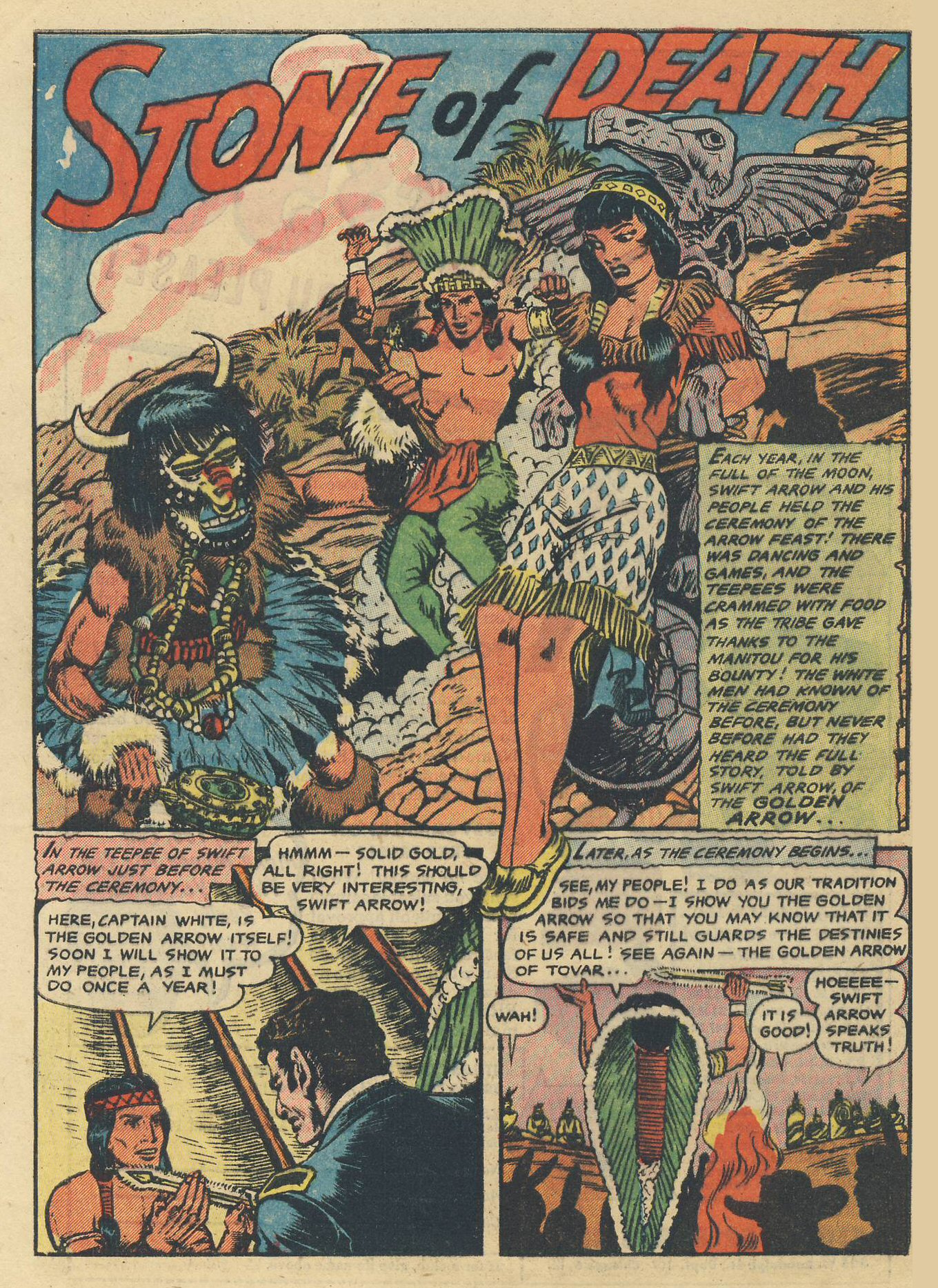 Read online Swift Arrow (1954) comic -  Issue #5 - 28