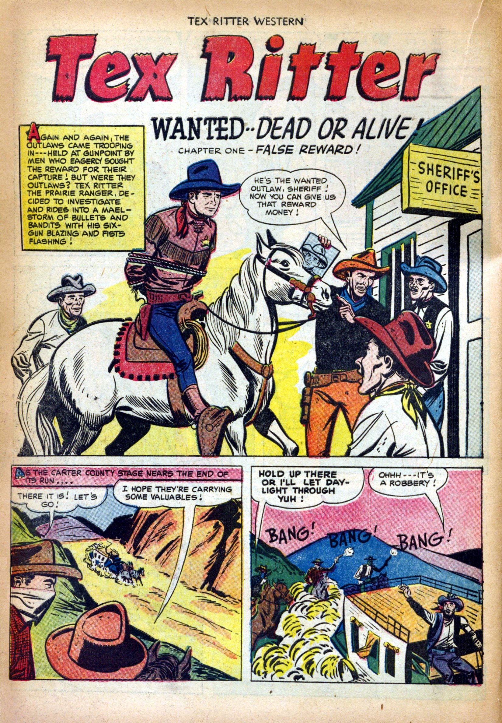 Read online Tex Ritter Western comic -  Issue #14 - 18