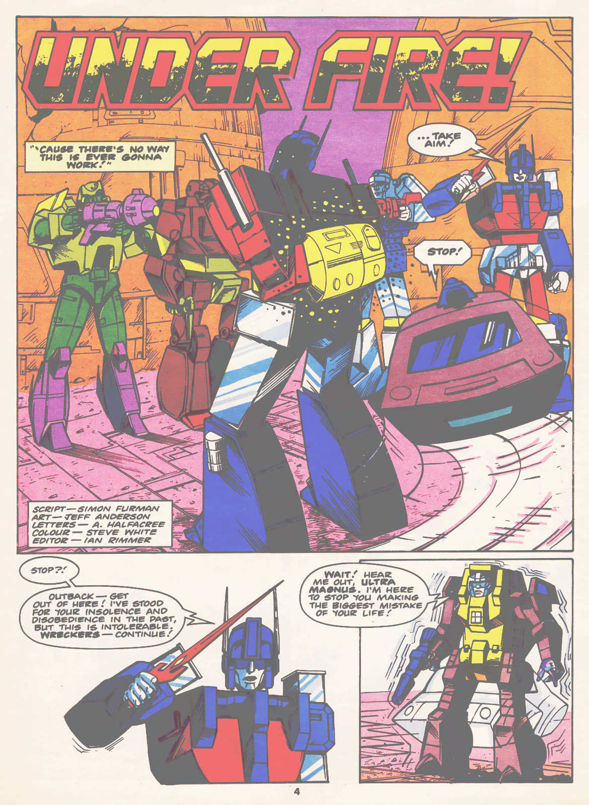 Read online The Transformers (UK) comic -  Issue #99 - 4