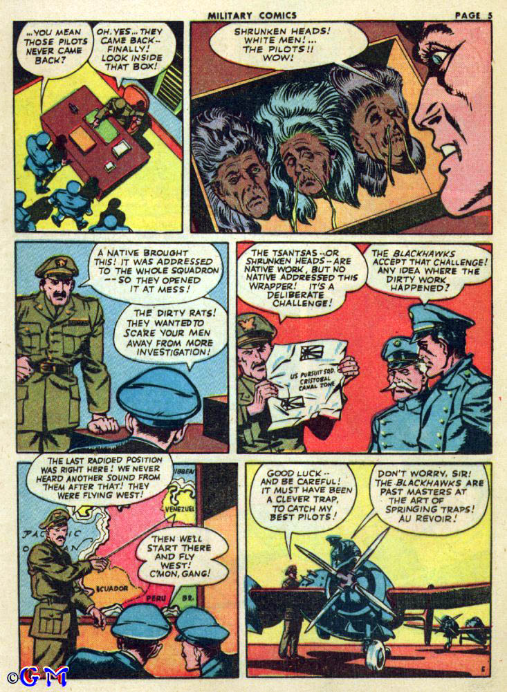 Read online Military Comics comic -  Issue #23 - 7