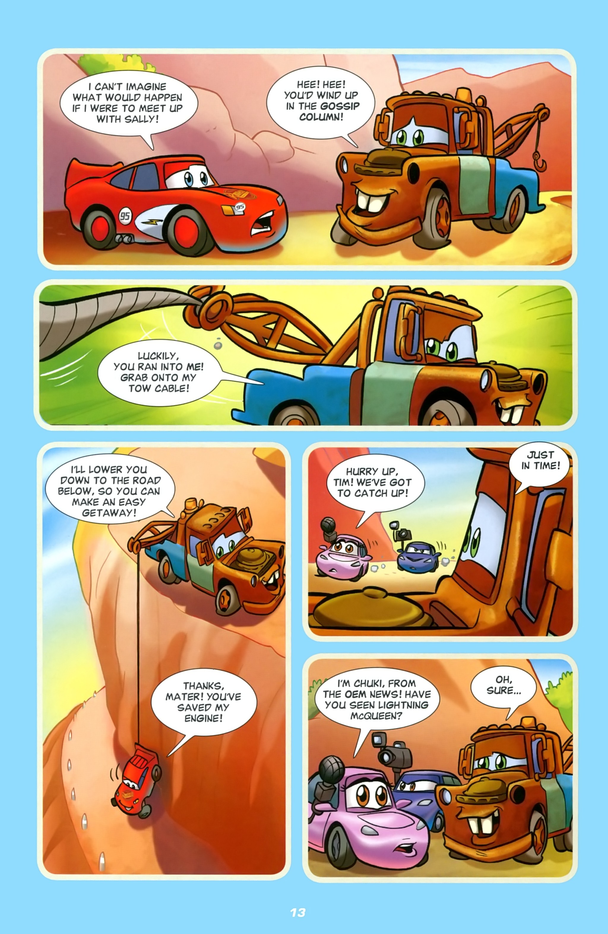 Read online Disney Pixar Cars comic -  Issue # Full - 13