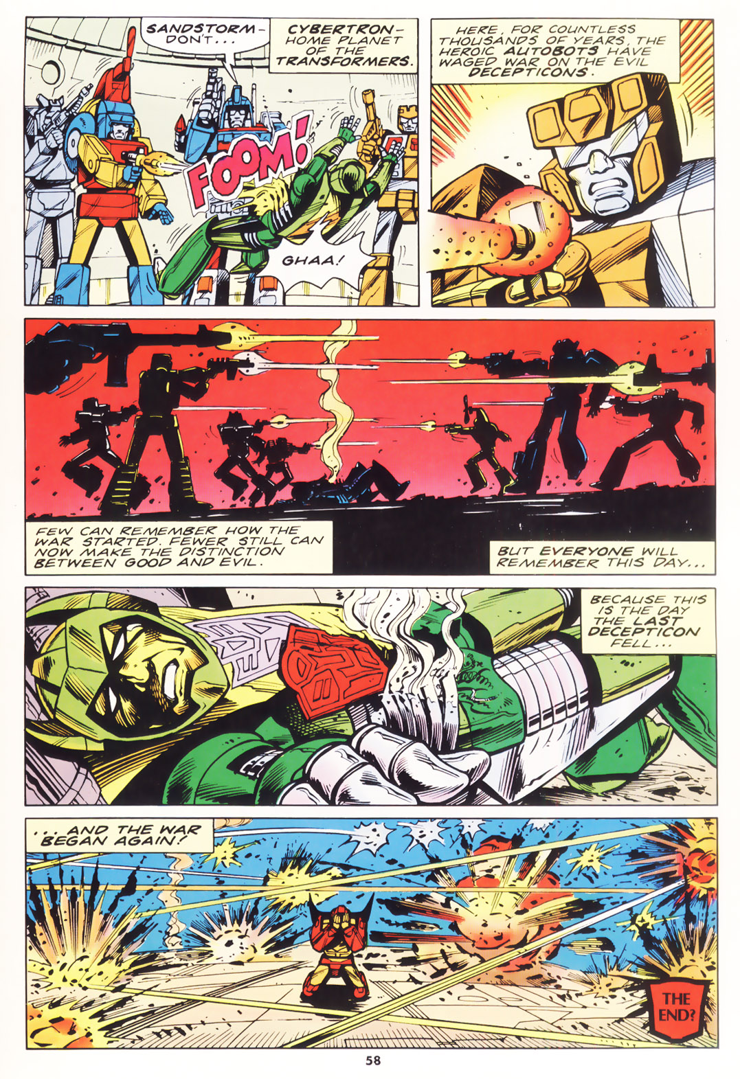 Read online The Transformers Annual comic -  Issue #1988 - 56