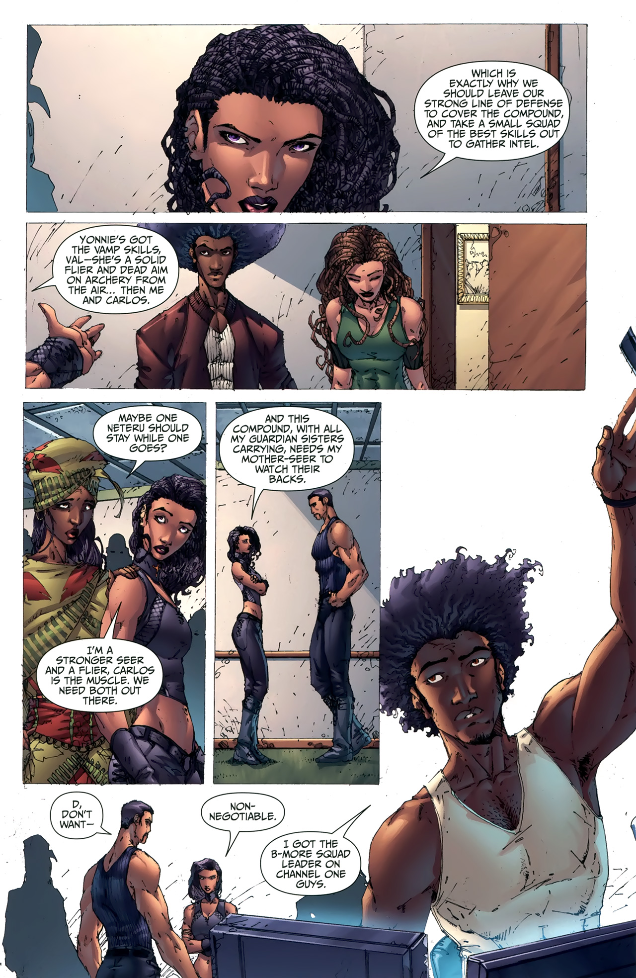 Read online L.A. Banks' Vampire Huntress: Dawn and Darkness comic -  Issue #1 - 9