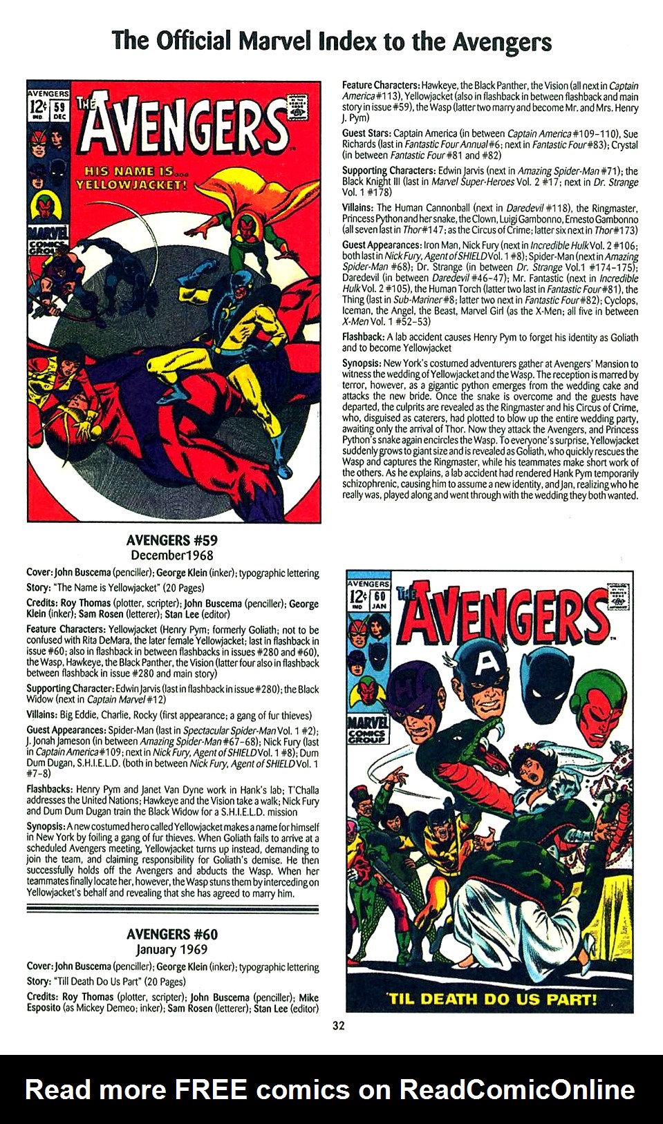Read online The Official Marvel Index to the Avengers comic -  Issue #1 - 34