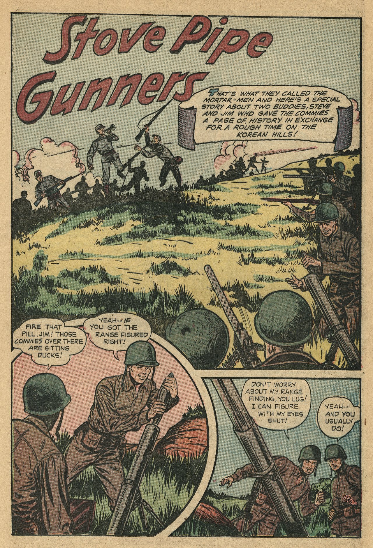 Read online Men in Action (1957) comic -  Issue #4 - 11