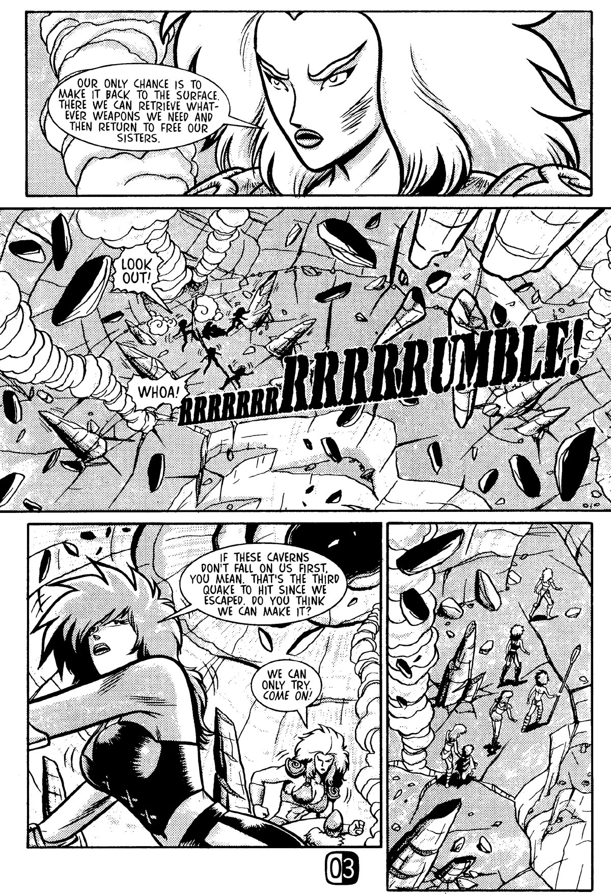 Read online Robotech: Amazon World- Escape from Praxis comic -  Issue # Full - 5