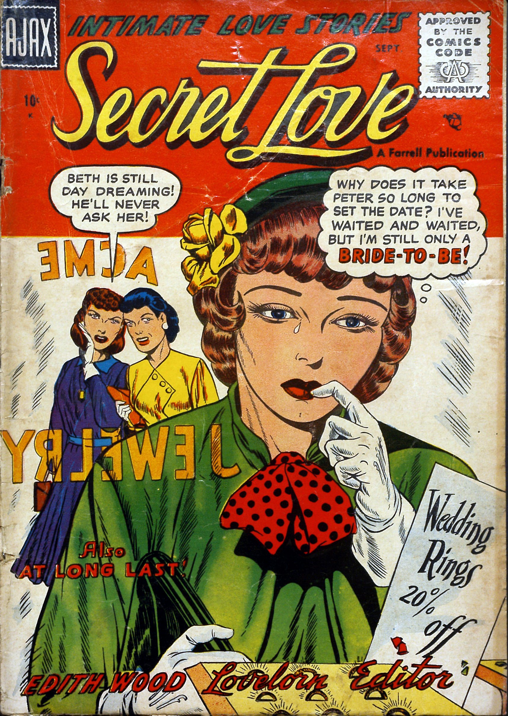 Read online Secret Love comic -  Issue #3 - 1