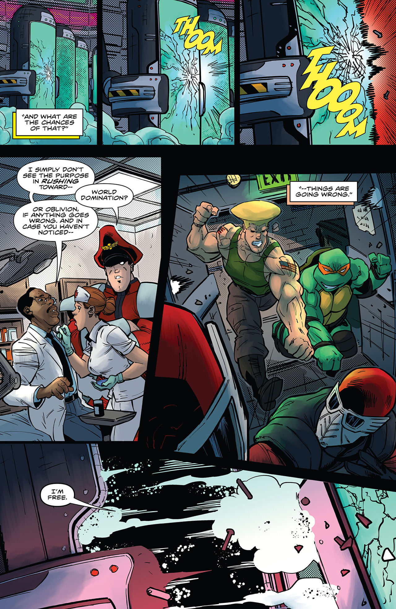 Read online Teenage Mutant Ninja Turtles vs. Street Fighter comic -  Issue #3 - 20