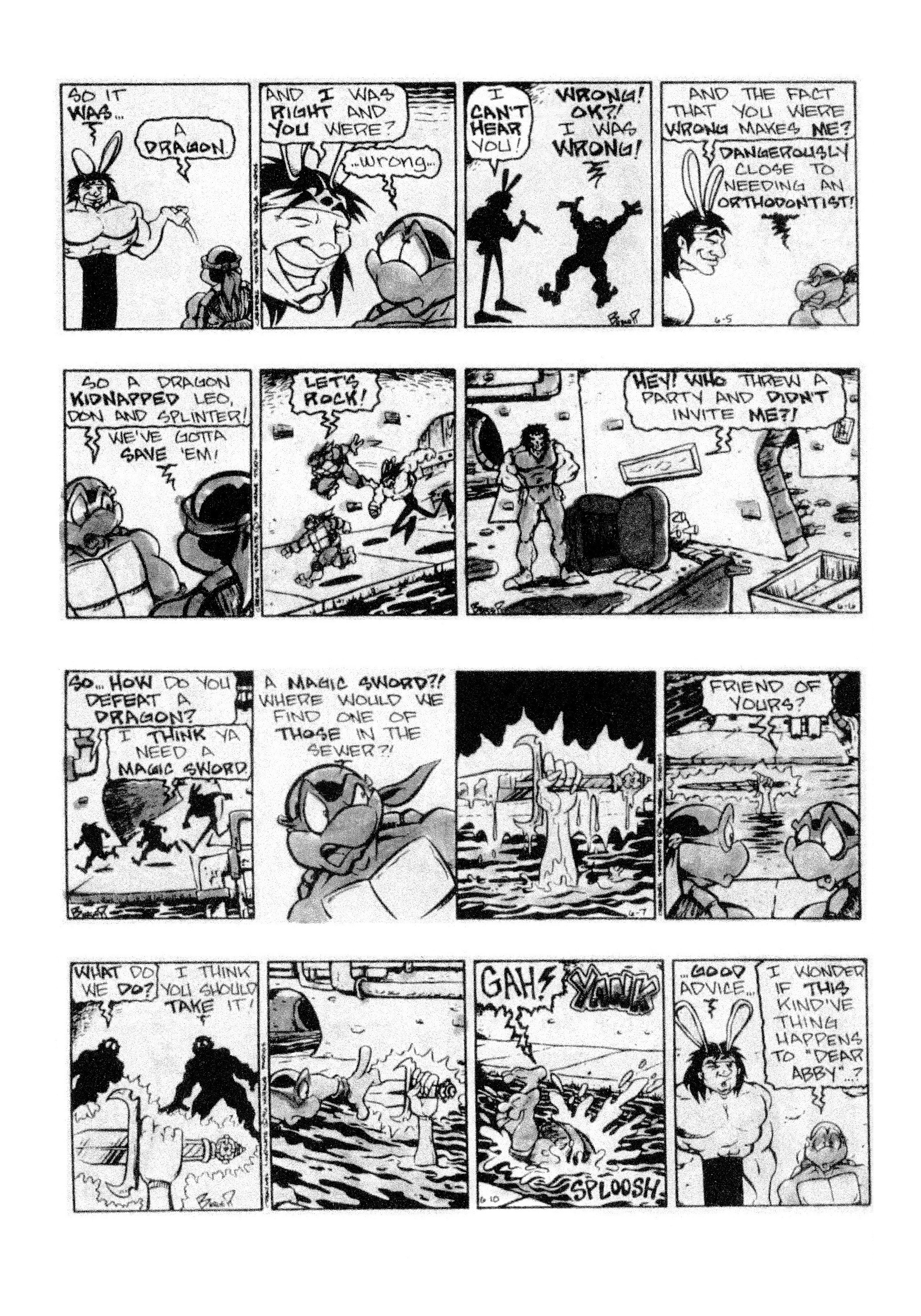 Read online Teenage Mutant Ninja Turtles: Complete Newspaper Daily Comic Strip Collection comic -  Issue # TPB 3 (Part 2) - 64