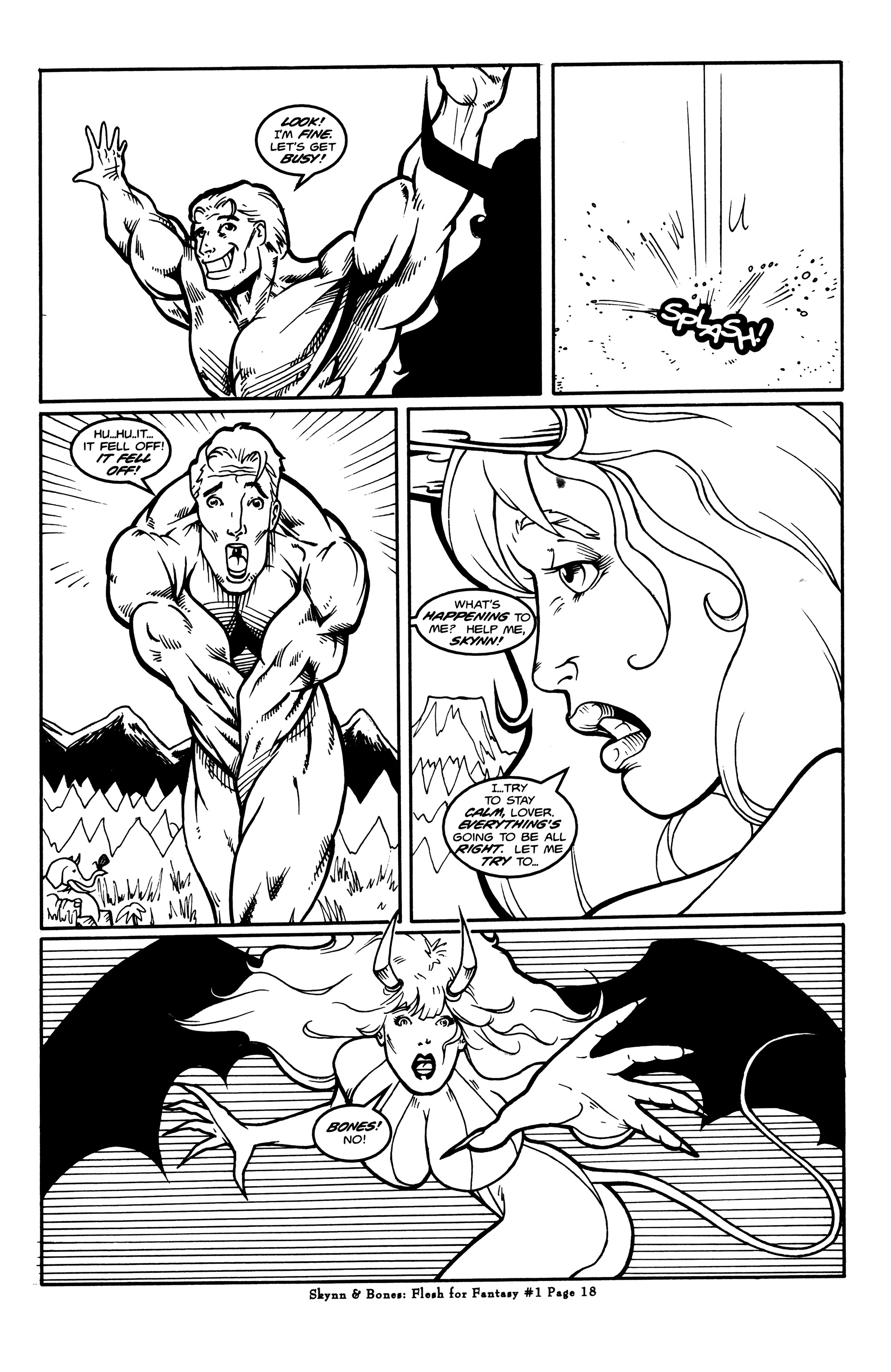 Read online Skynn & Bones: Flesh for Fantasy comic -  Issue #1 - 19