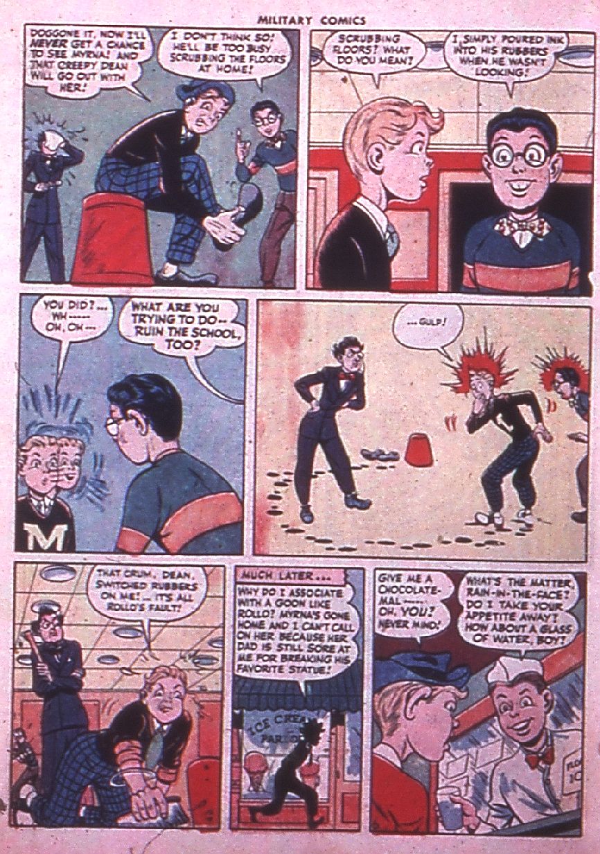 Read online Military Comics comic -  Issue #38 - 56