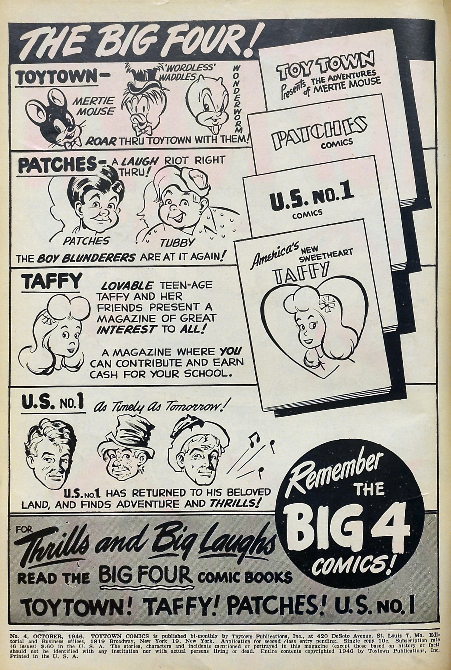 Read online Toytown Comics comic -  Issue #4 - 2