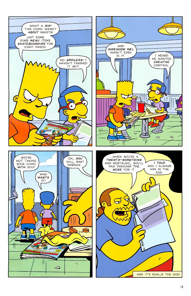 Read online Bongo Comics Free-For-All! comic -  Issue #2009 - 14